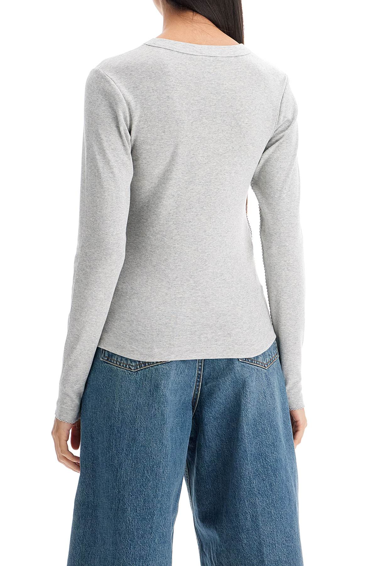 SAKS POTTS long-sleeved eloise t