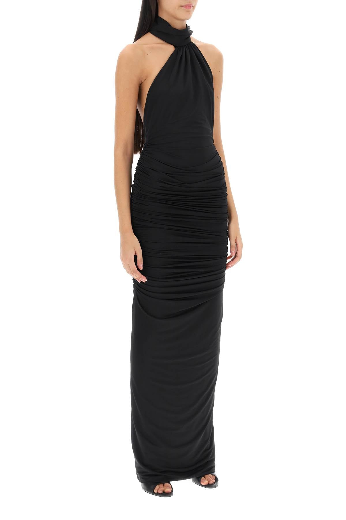 GIUSEPPE DI MORABITO draped-jersey maxi dress