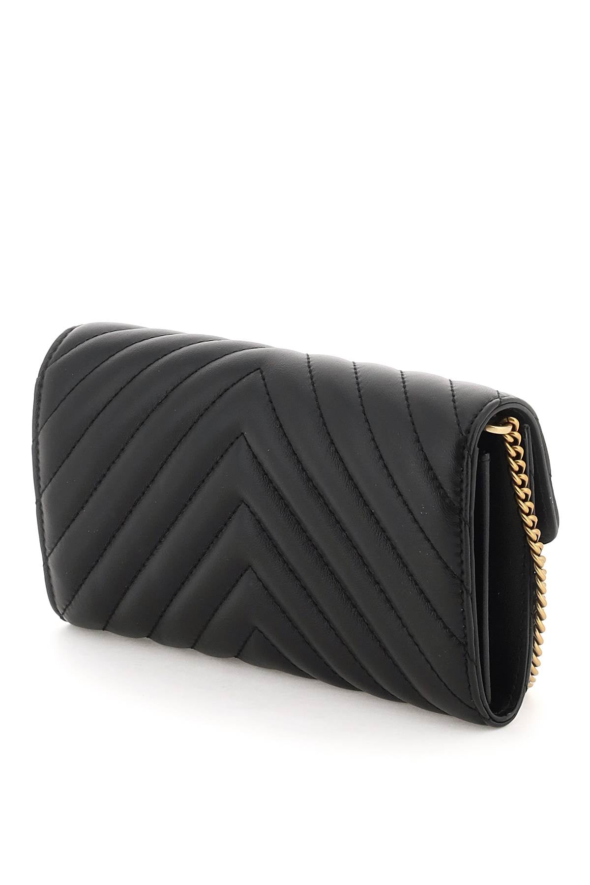 PINKO love bag chevron crossbody bag