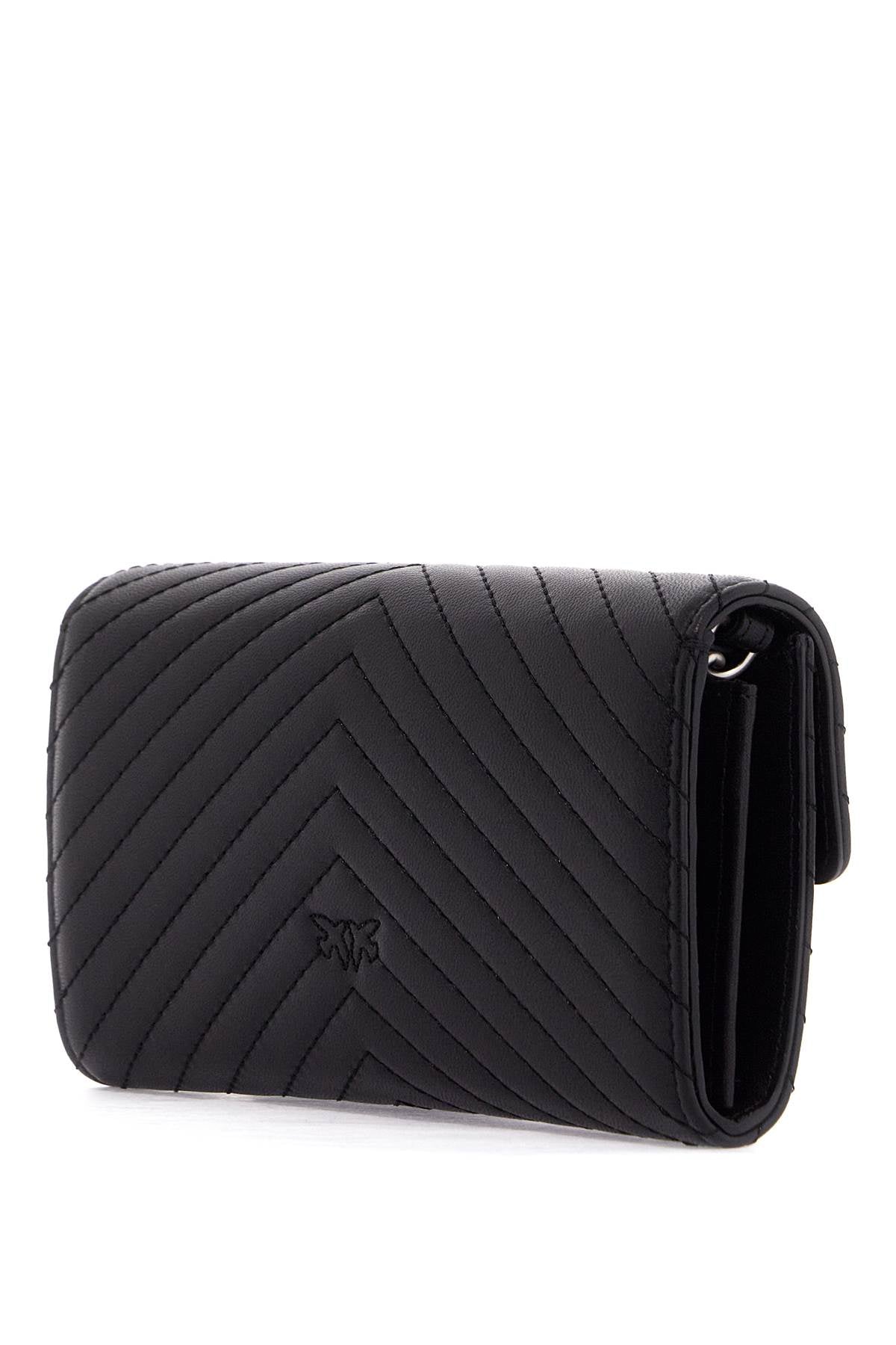 PINKO love bag chevron crossbody bag