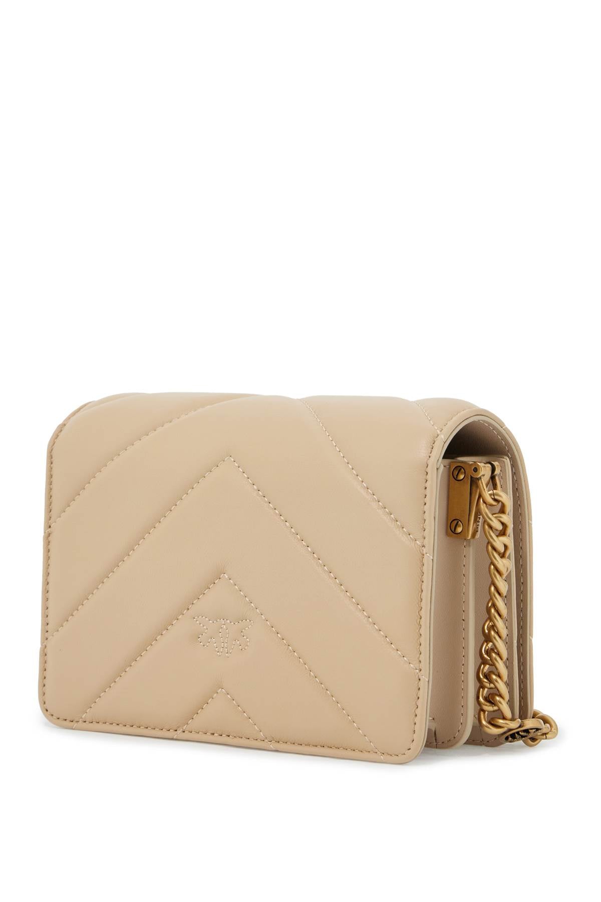 PINKO mini love bag click big chevron