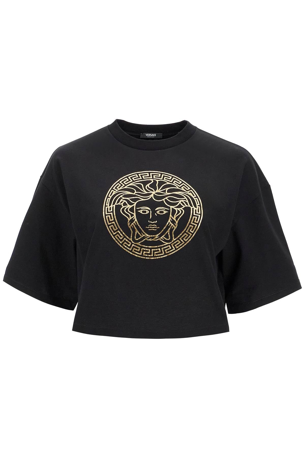 VERSACE cropped medusa t