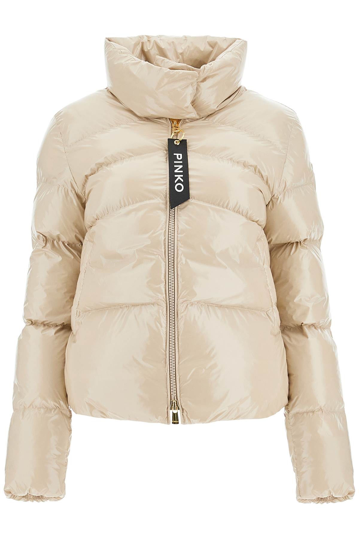 PINKO "crystal nylon down jacket"