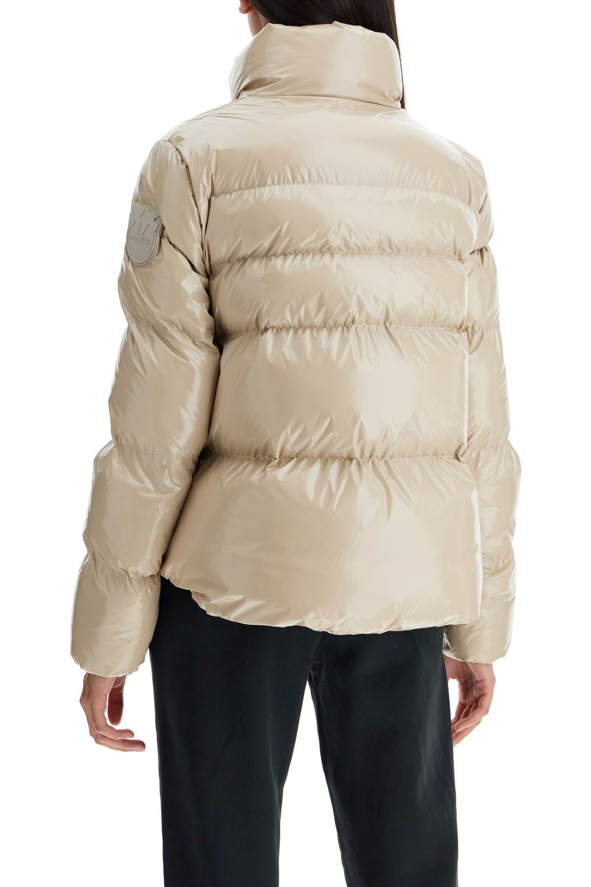 PINKO "crystal nylon down jacket"