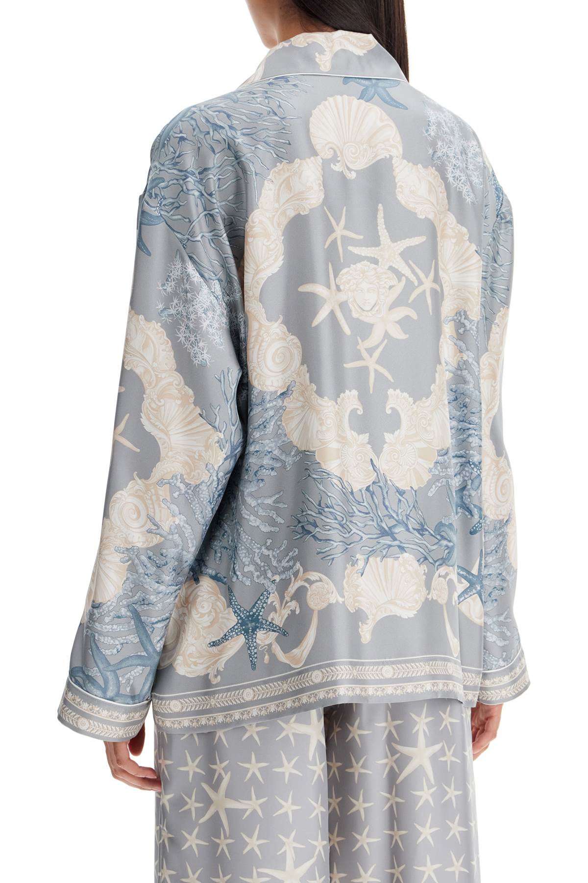 VERSACE silk baroque shirt