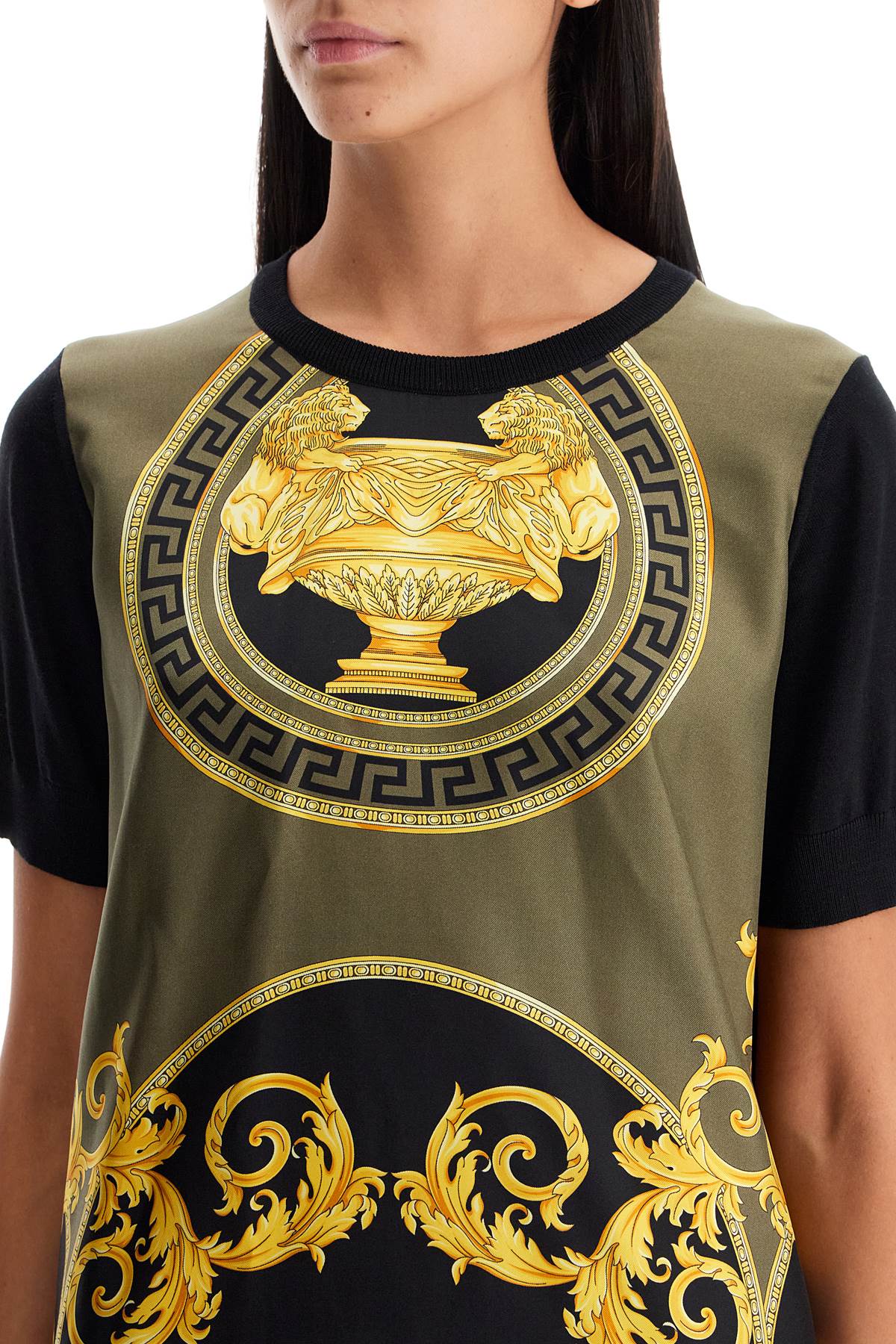 VERSACE knitted t-shirt 'the cup of the