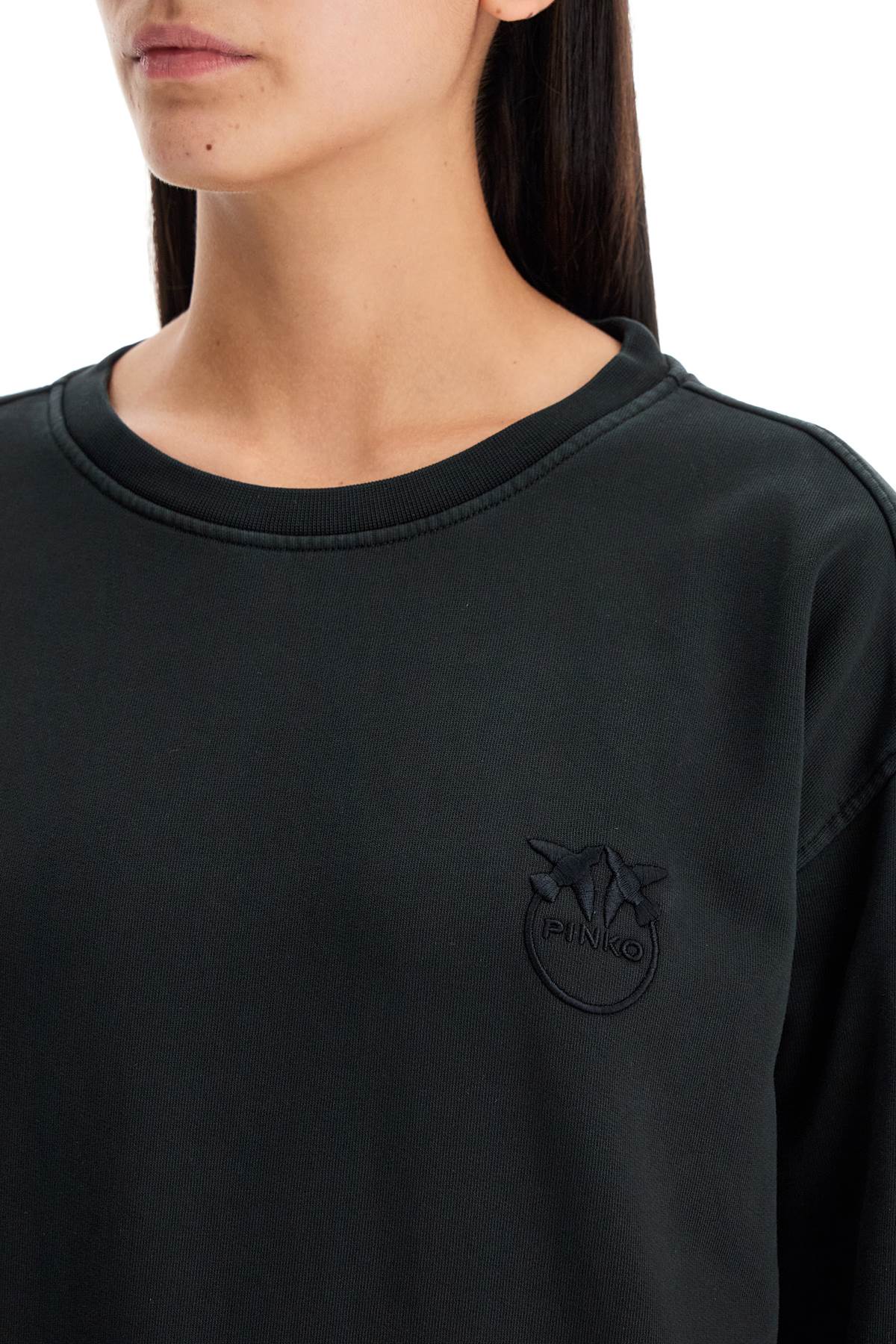 PINKO "embroidered logo crewneck