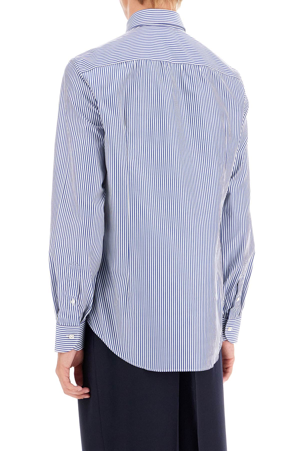 VINCENZO DI RUGGIERO slim fit twill shirt for men