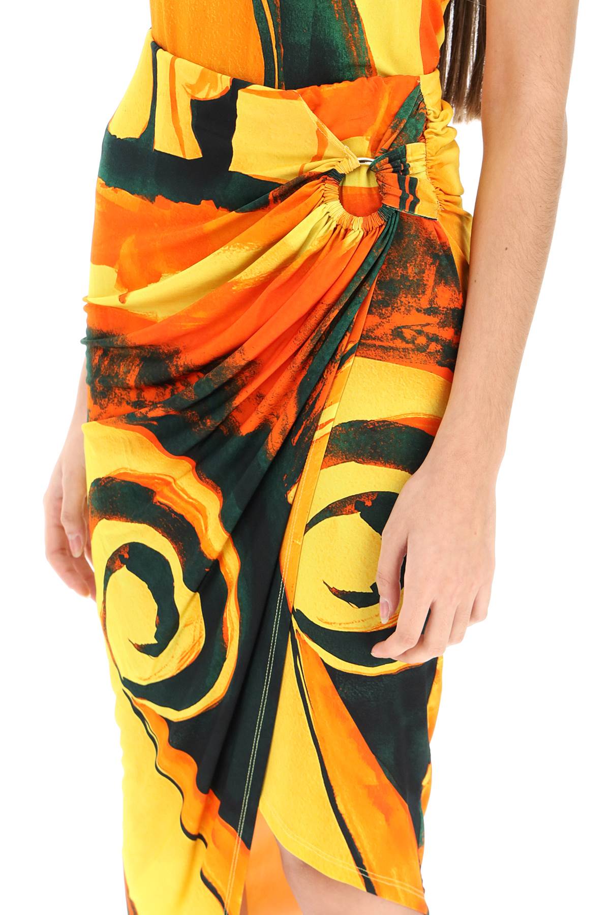 LOUISA BALLOU coastline midi skirt