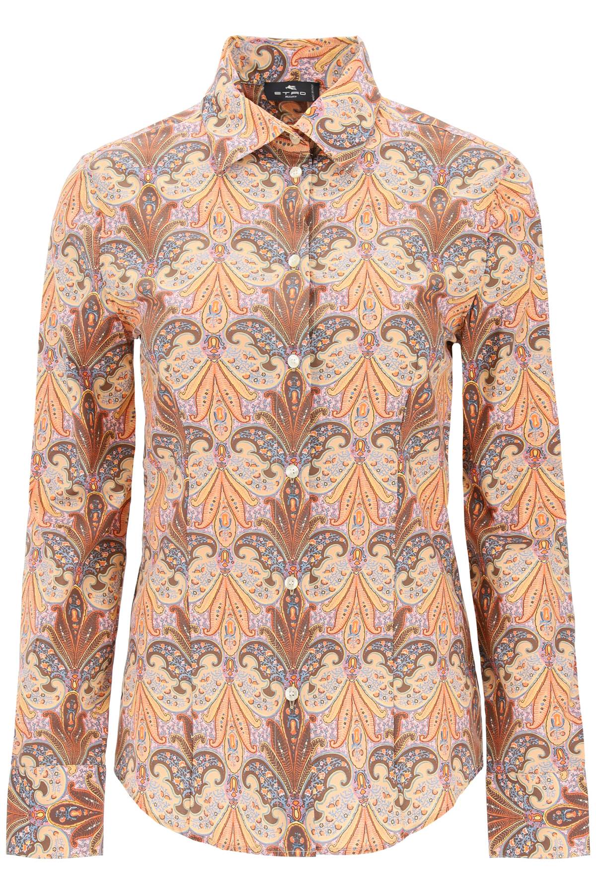 ETRO slim fit shirt with paisley pattern