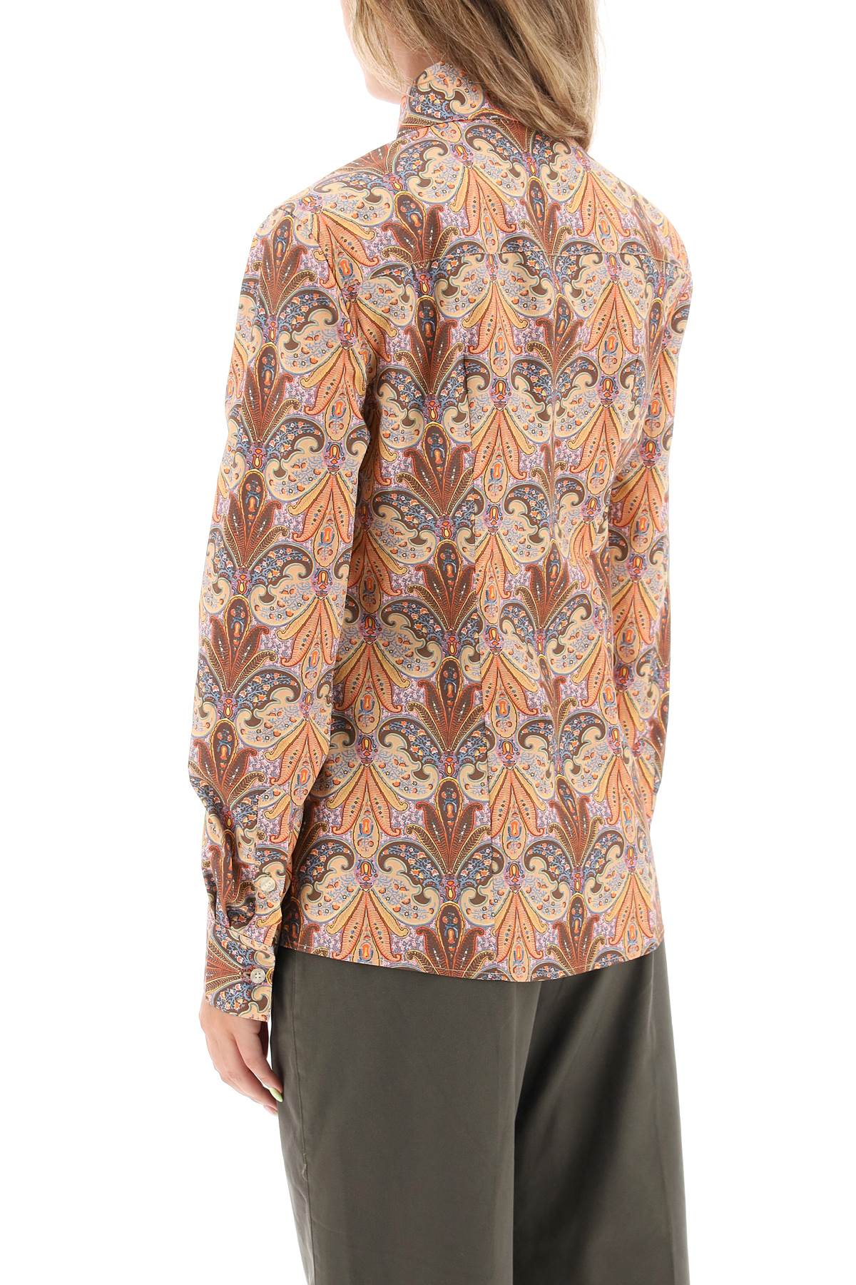 ETRO slim fit shirt with paisley pattern