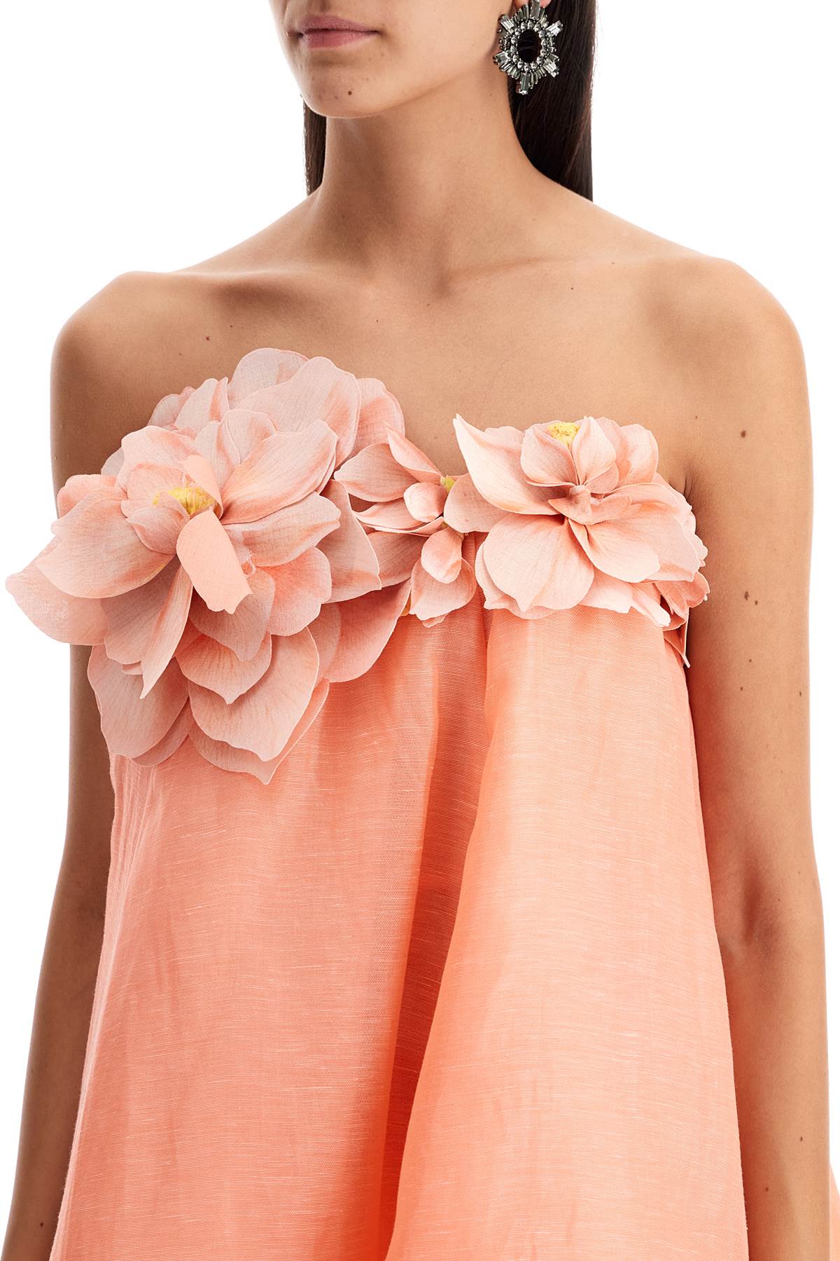 ZIMMERMANN "mini organza dress with petal