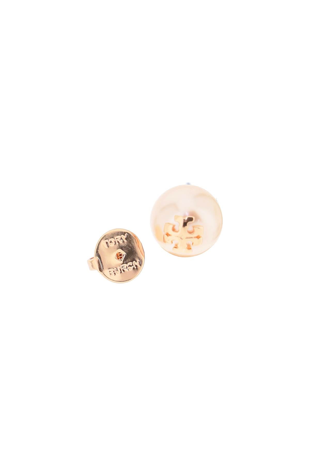 TORY BURCH kira pearl earrings with