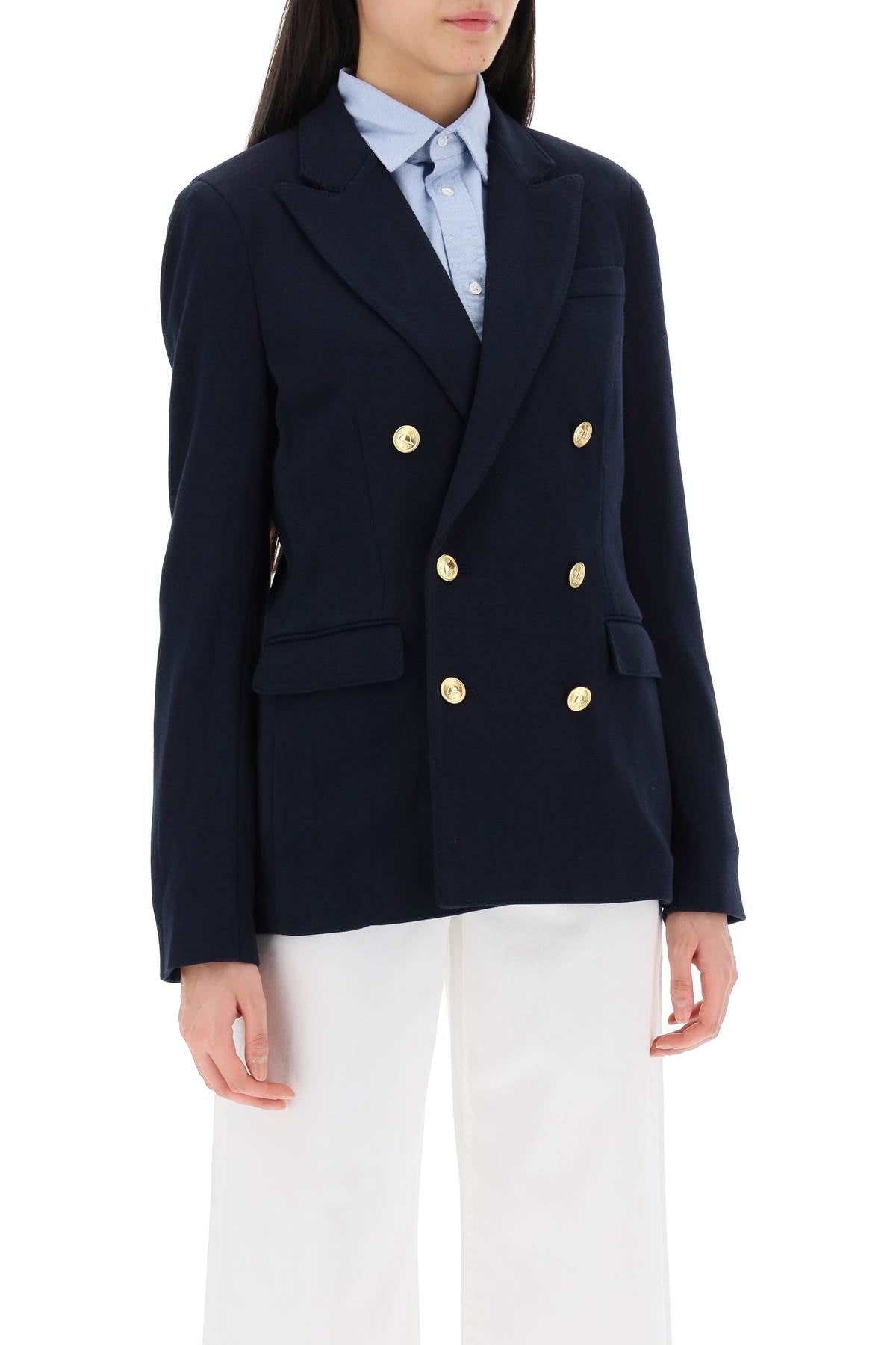 POLO RALPH LAUREN knitted double-breasted blazer