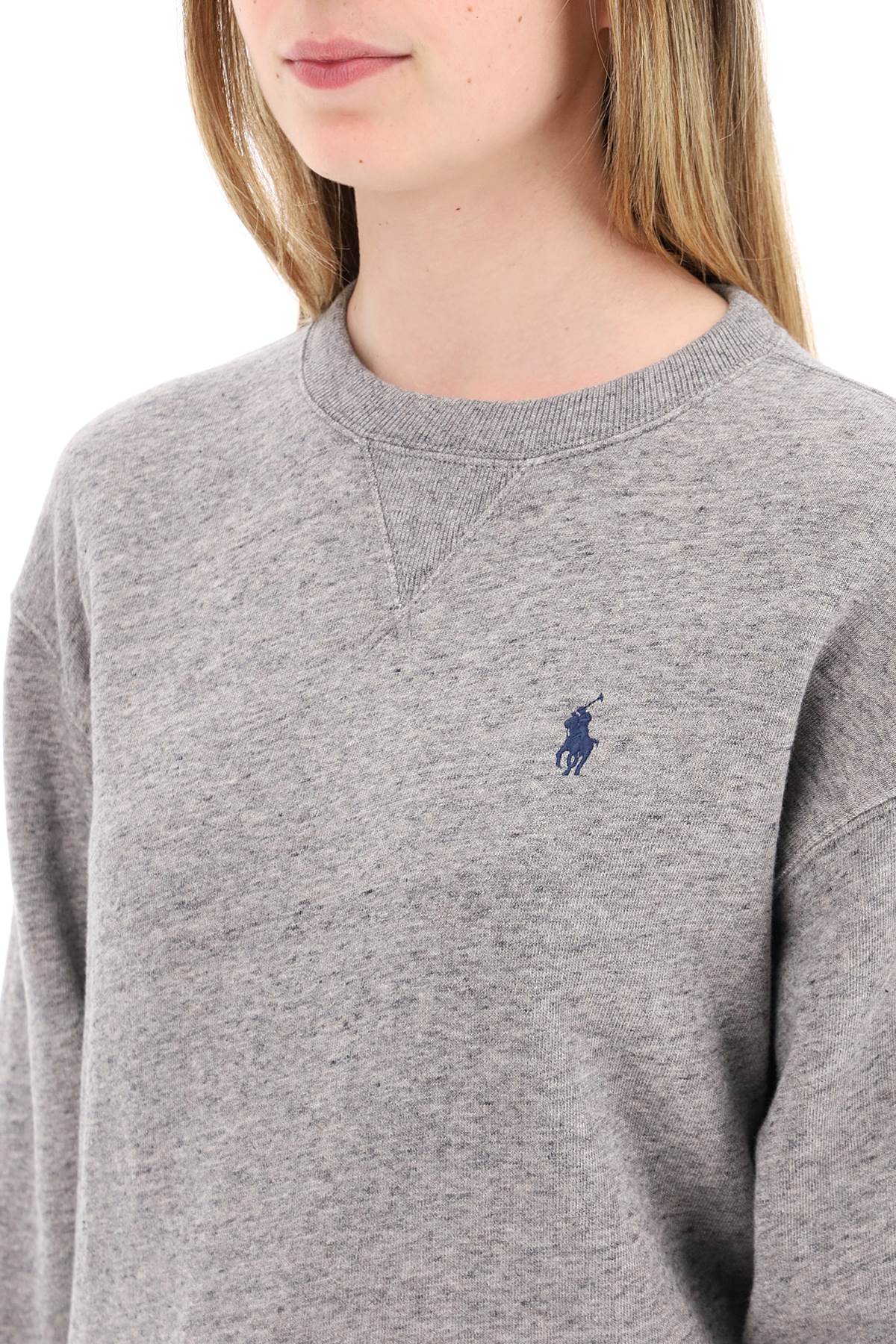 POLO RALPH LAUREN embroidered logo sweatshirt