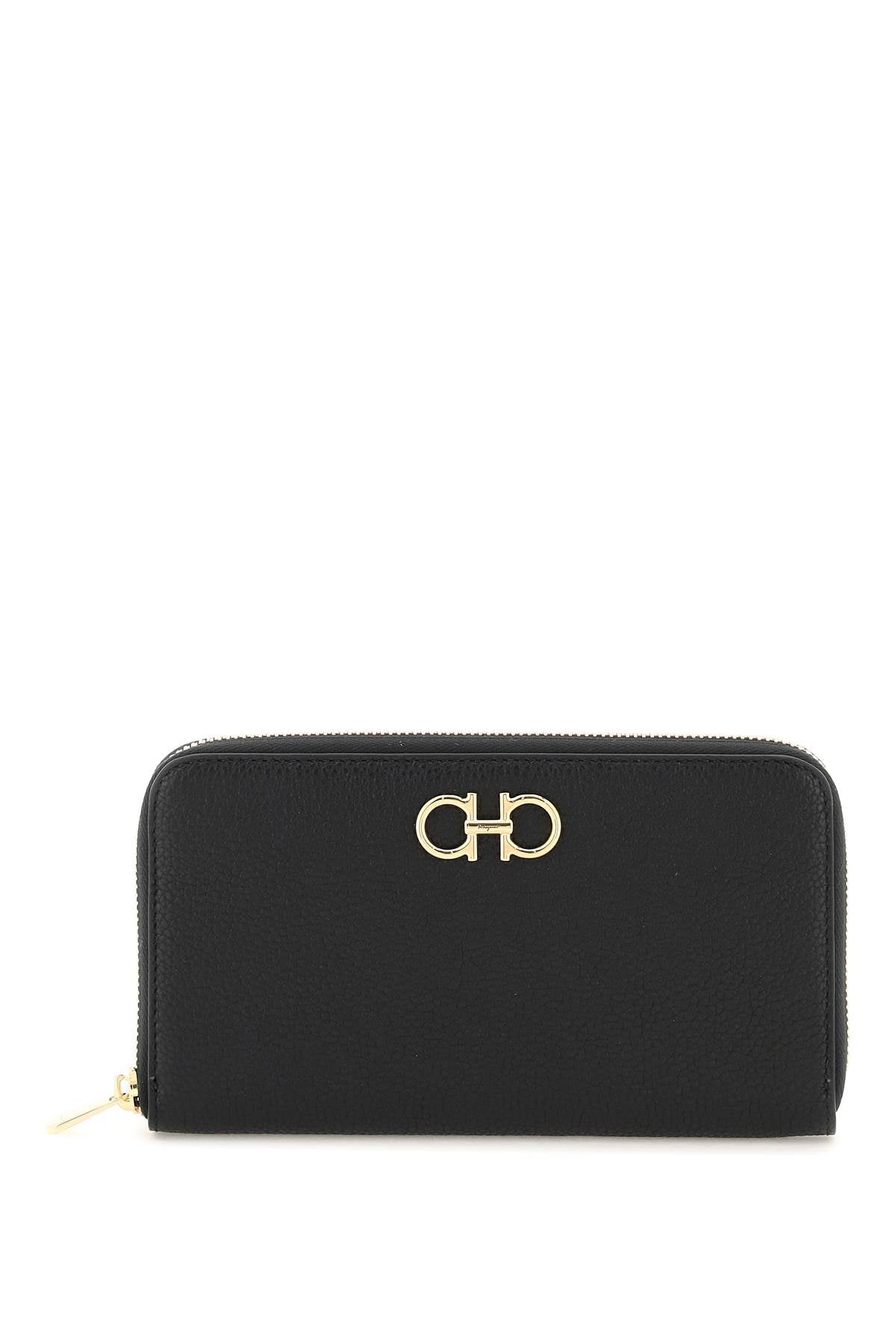 FERRAGAMO gancini continental wallet