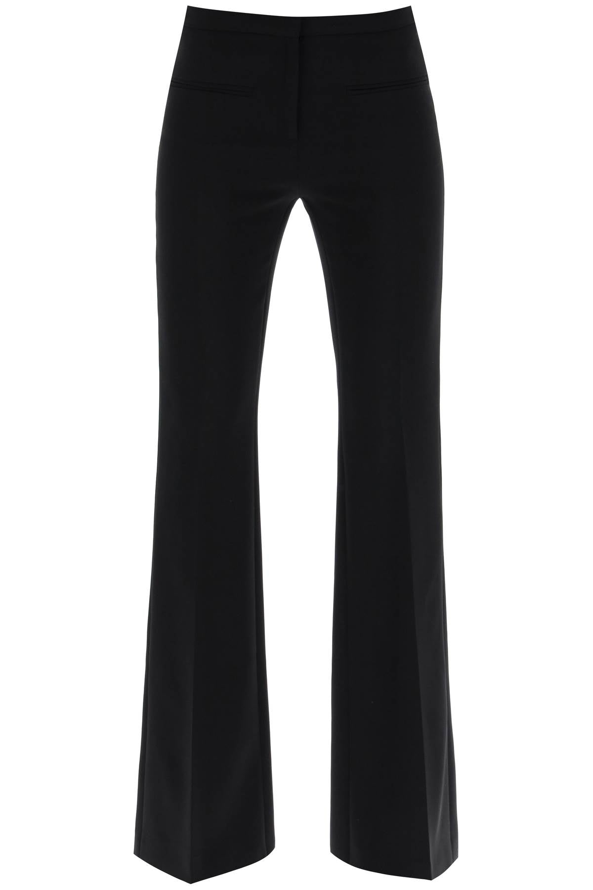 COURREGES tailored bootcut pants in technical jersey