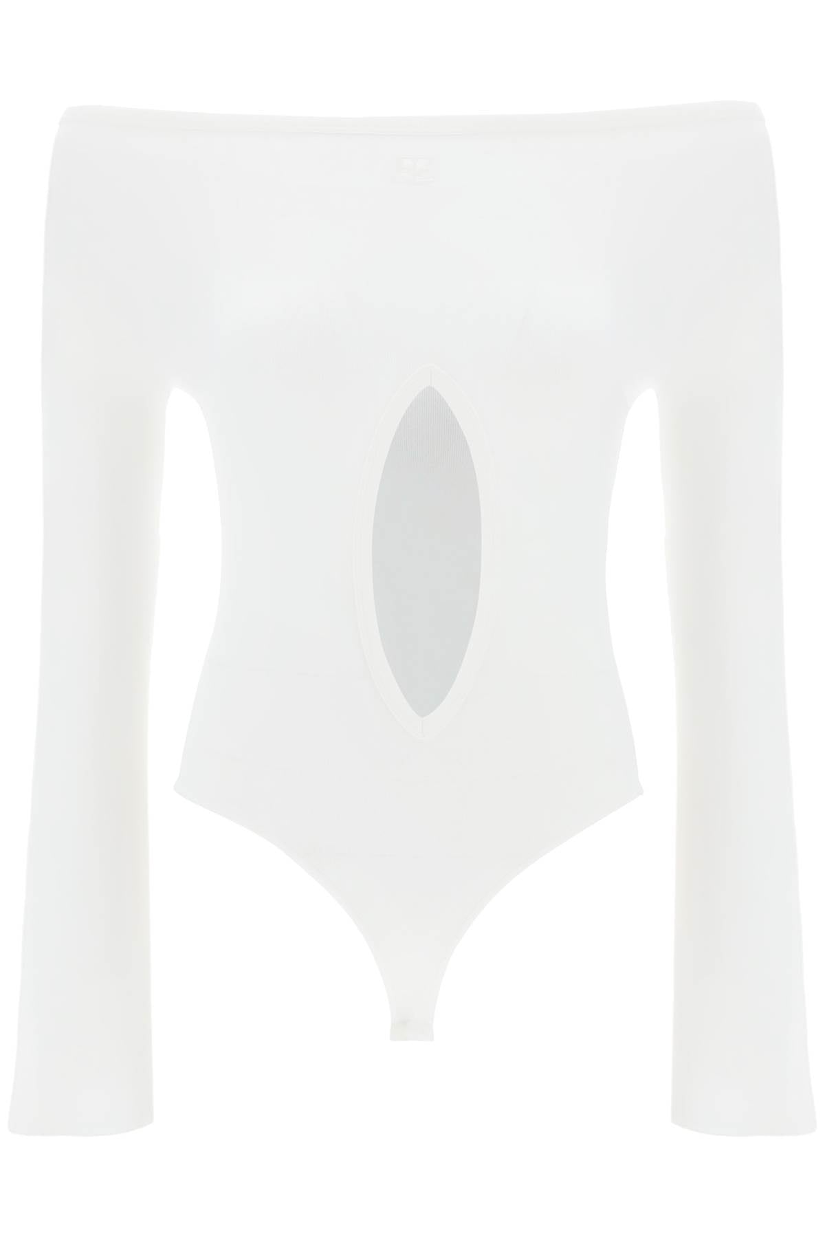 COURREGES "jersey body with cut-out