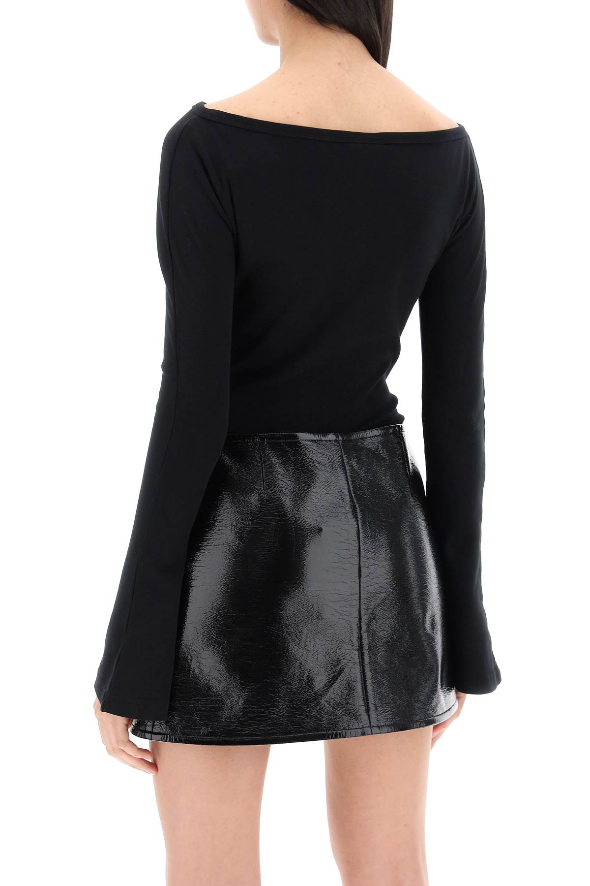 COURREGES "jersey body with cut-out