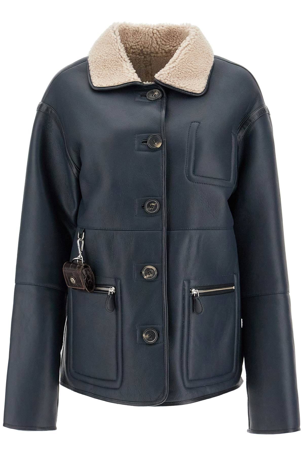 SAKS POTTS ada reversible shearling jacket