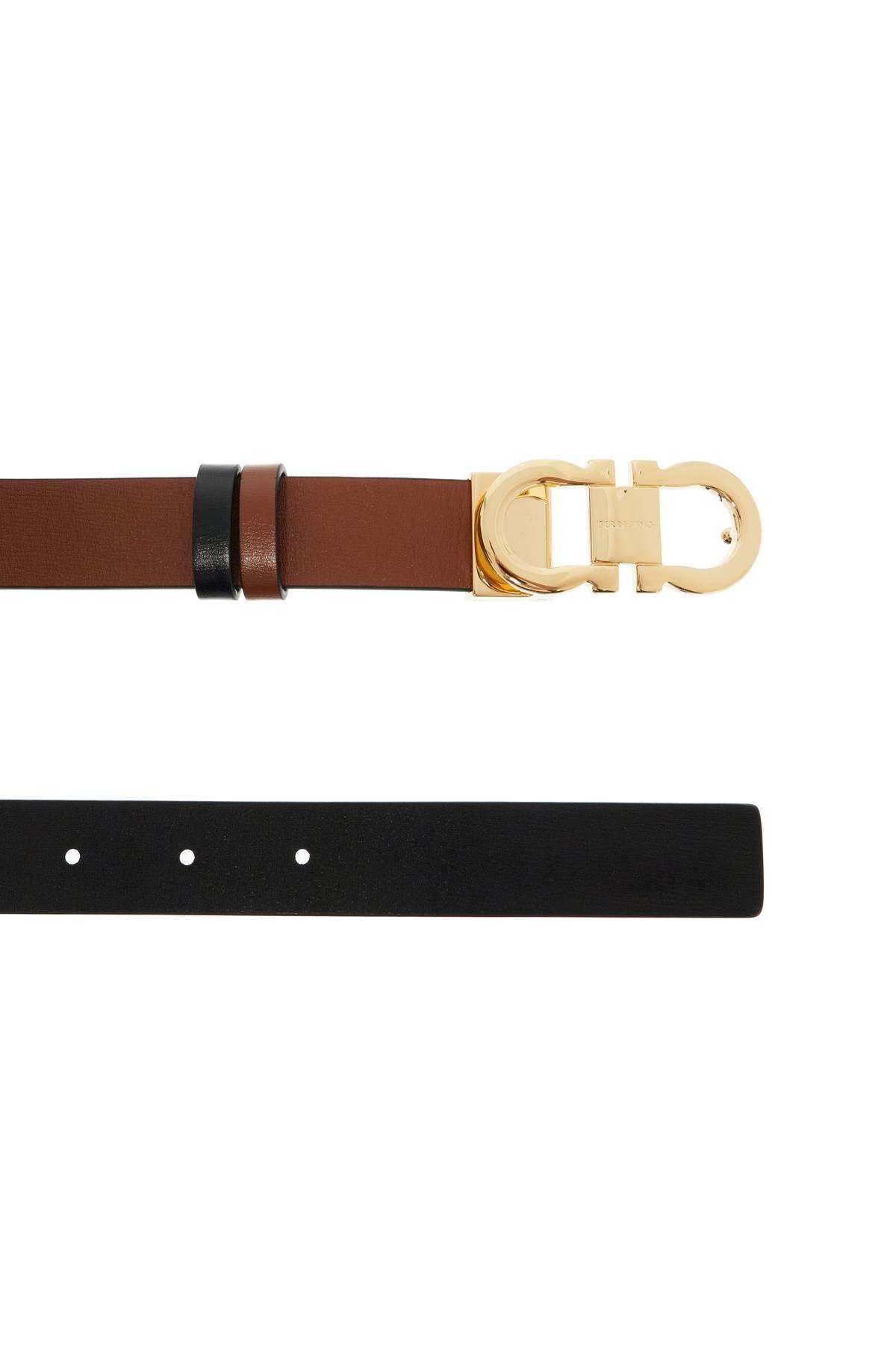 FERRAGAMO reversible gancini belt