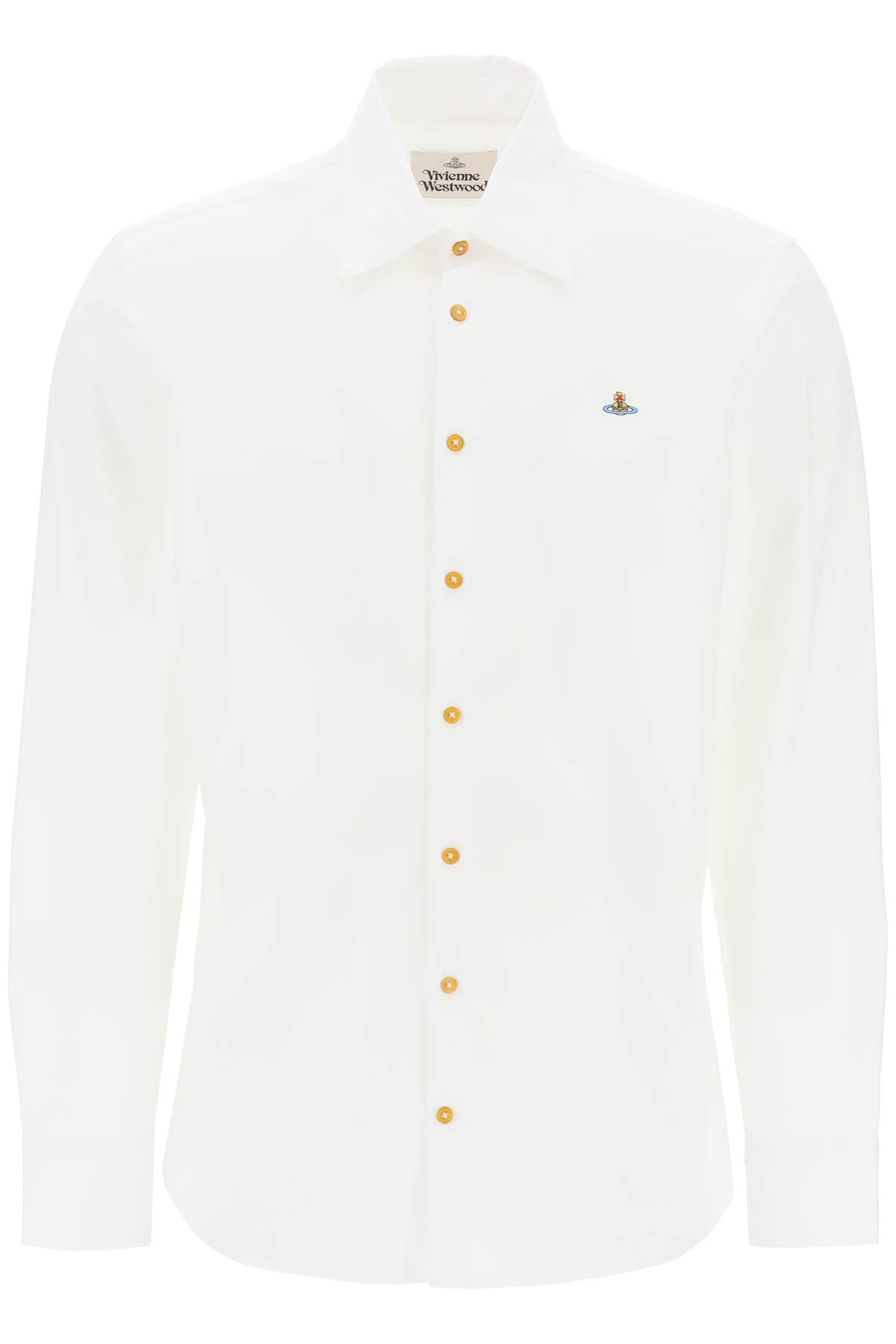 VIVIENNE WESTWOOD ghost shirt with orb embroidery