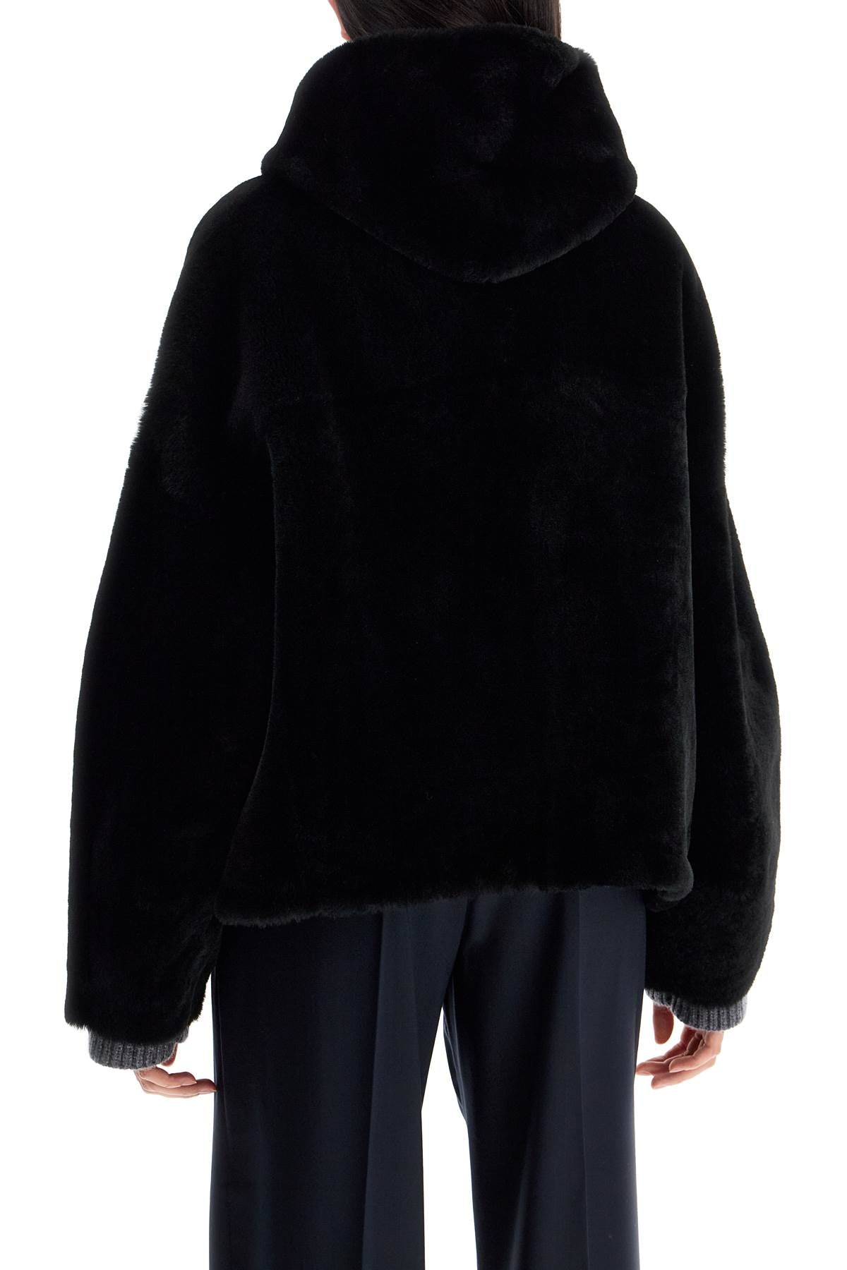 BLANCHA shearling bomber jacket