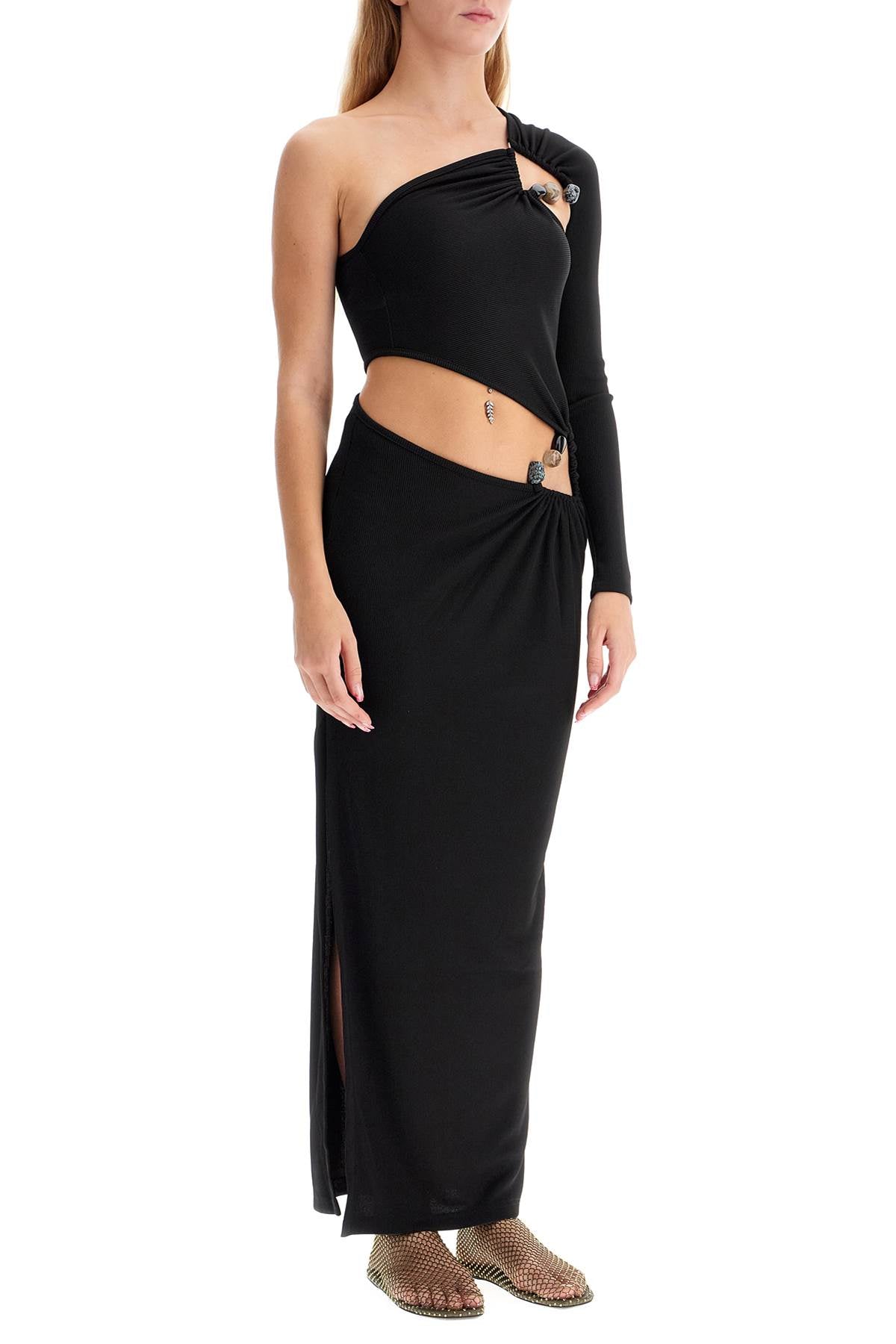 CHRISTOPHER ESBER one-shoulder dress with cut-out and