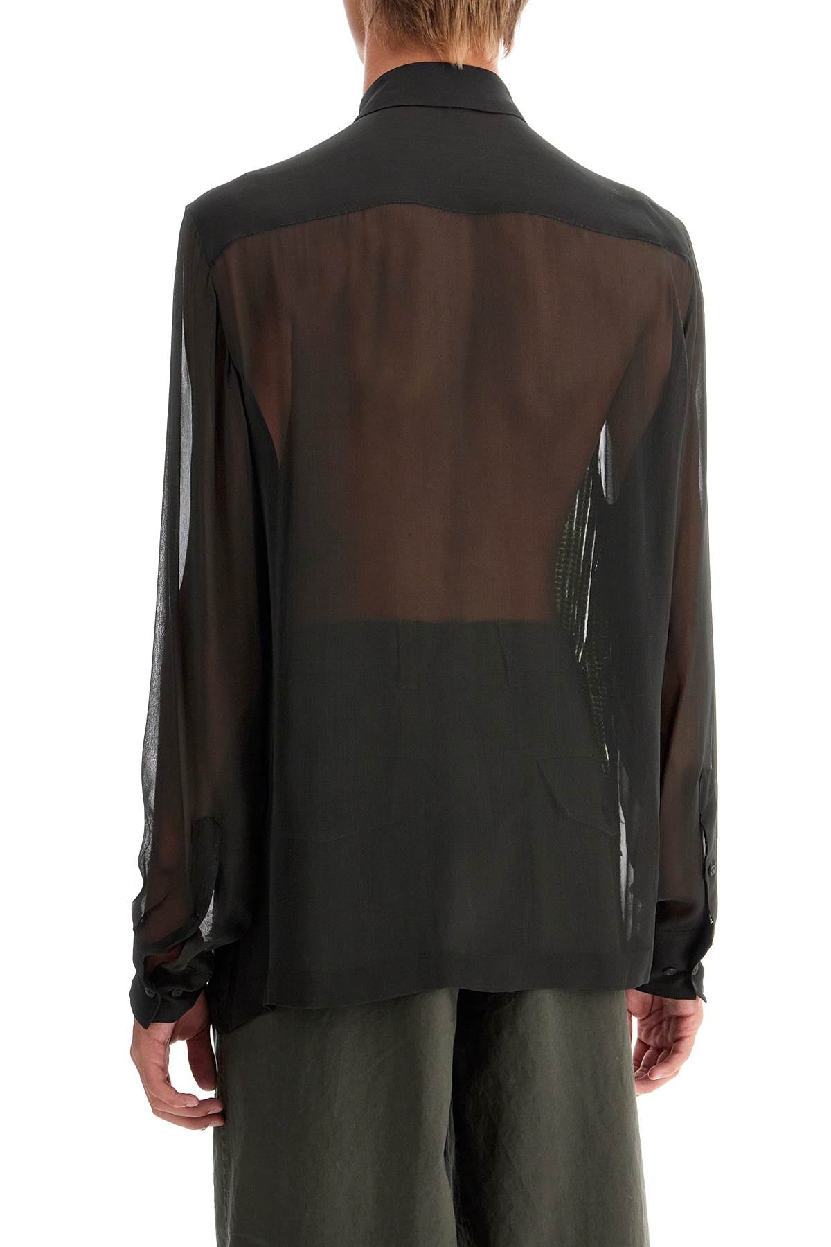 DRIES VAN NOTEN sequined shirt with