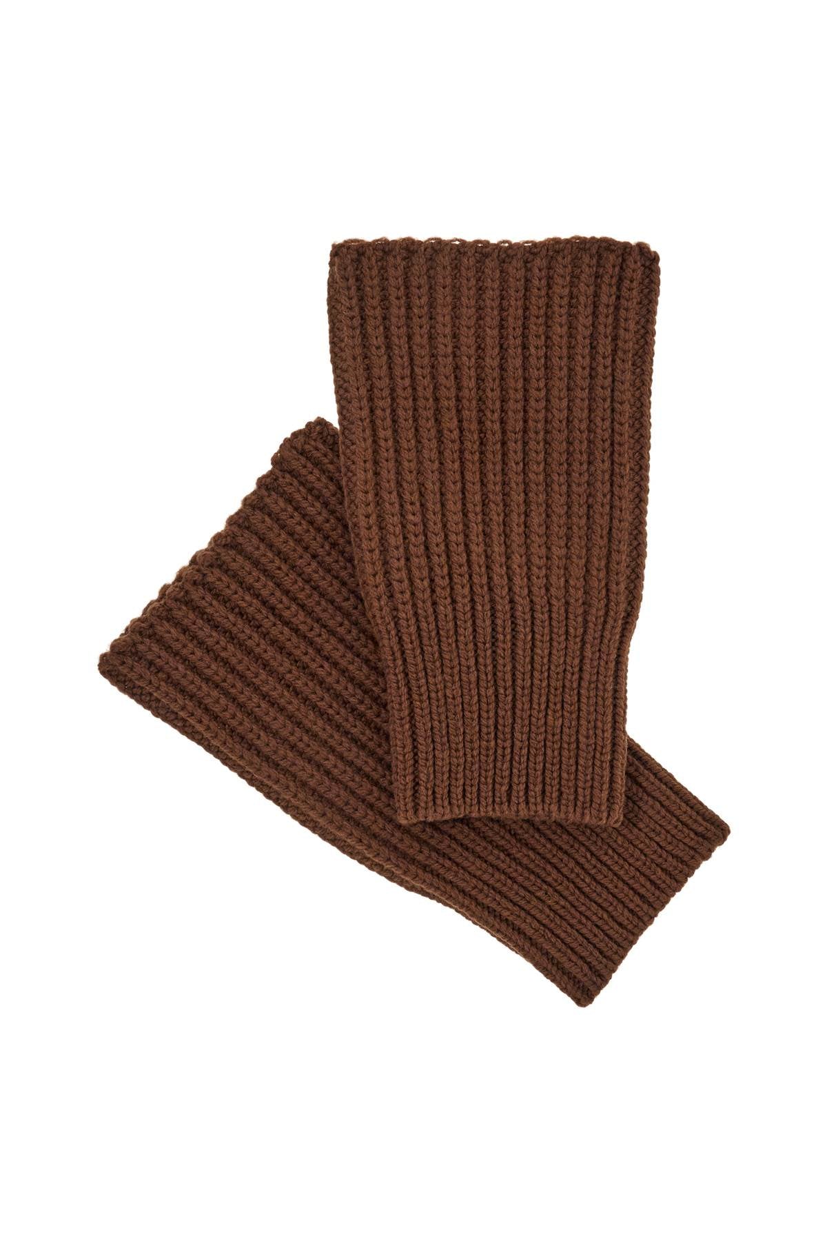 DRIES VAN NOTEN wool knit manicotti sleeves for