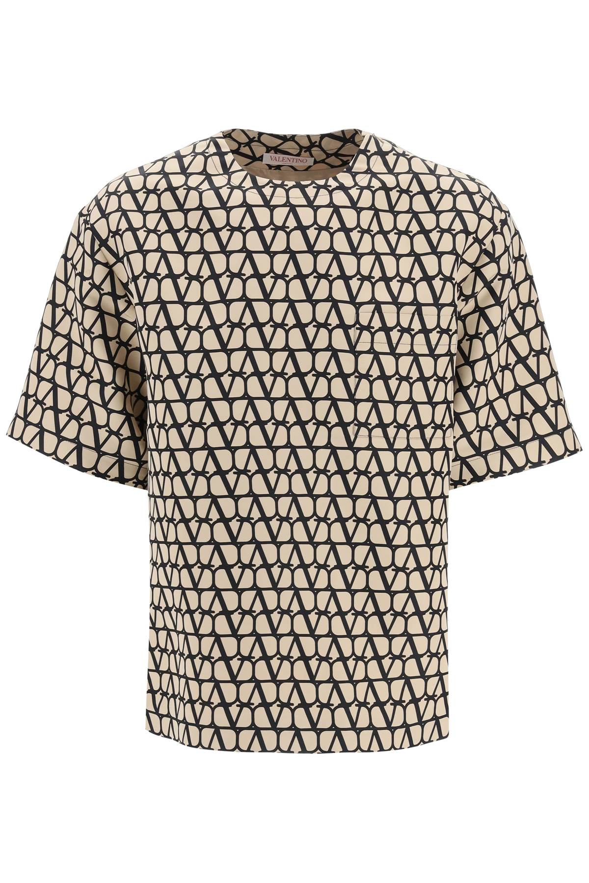 VALENTINO silk faille t-shirt