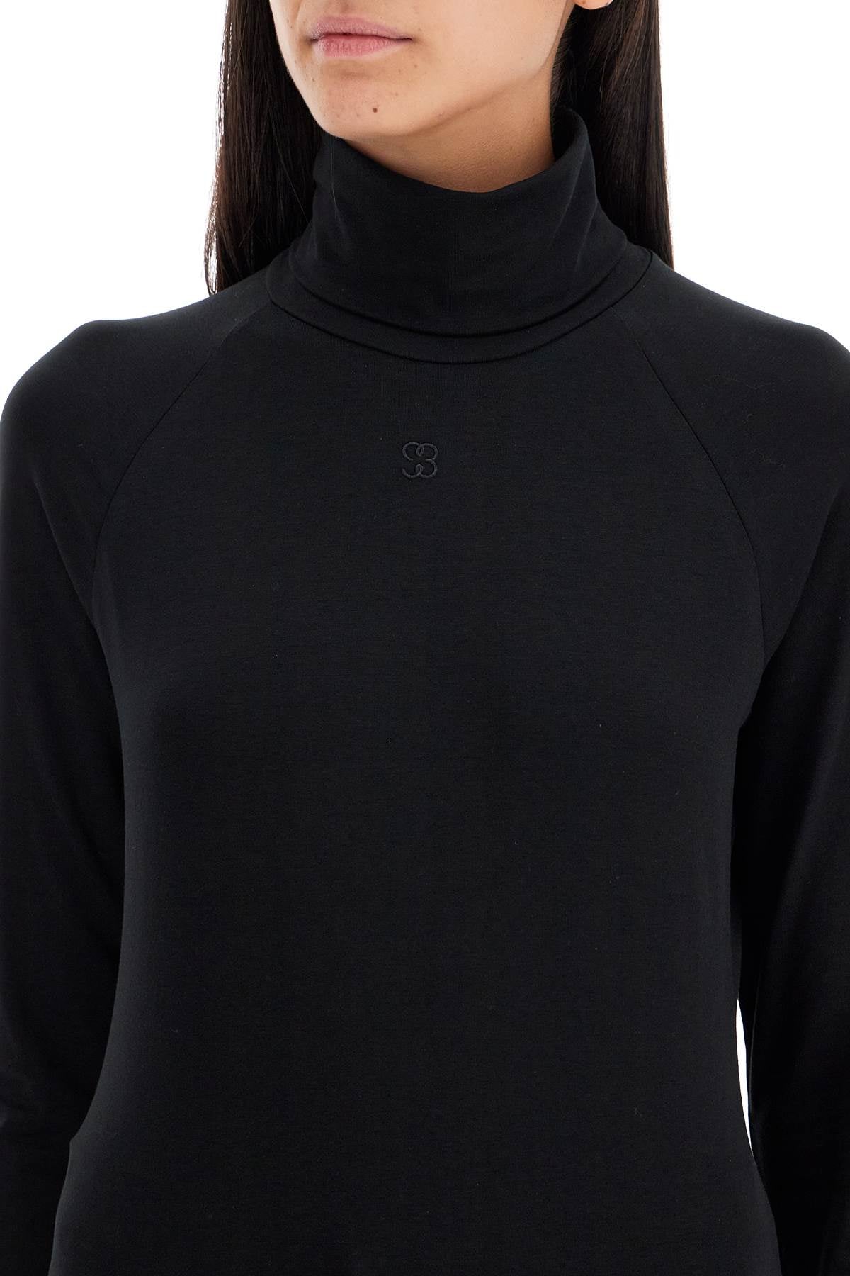 FILIPPA K cotton high-neck top with long sleeves