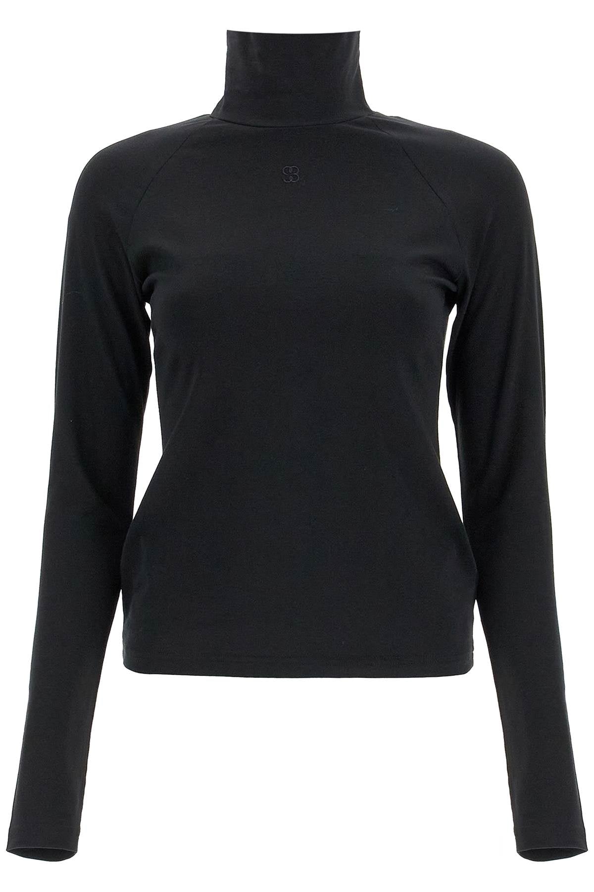 FILIPPA K cotton high-neck top with long sleeves