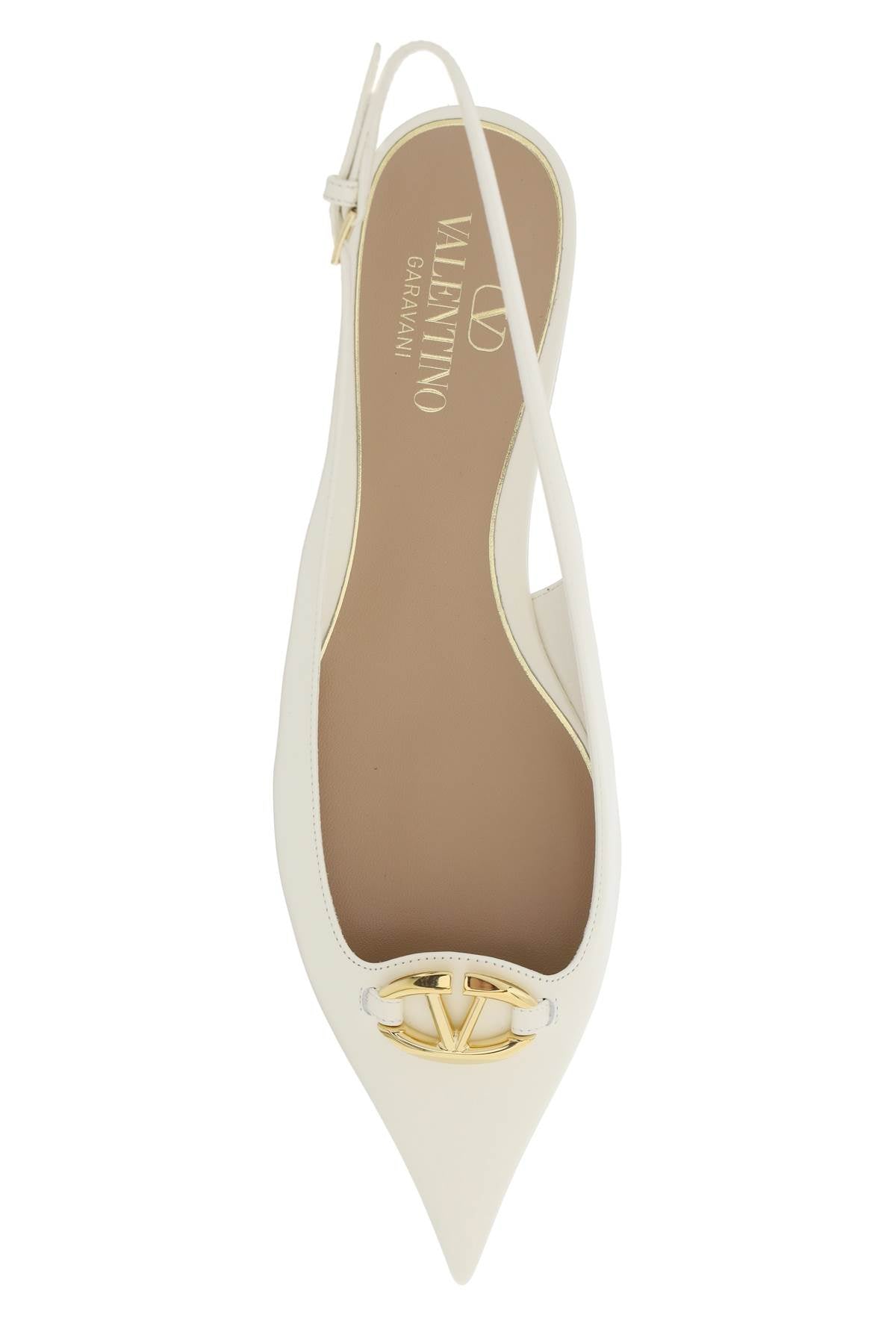 VALENTINO GARAVANI slingback vlogo ballerina