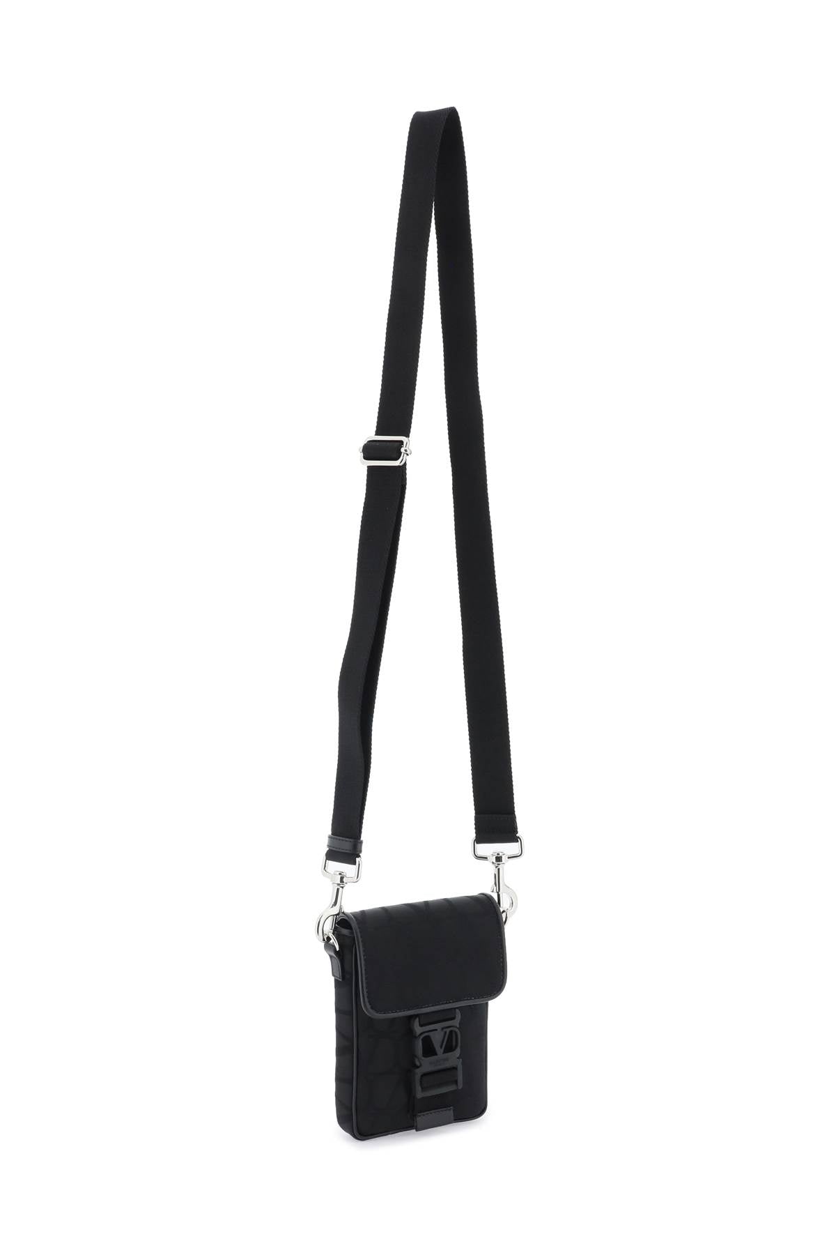 VALENTINO GARAVANI black iconographe mini crossbody bag