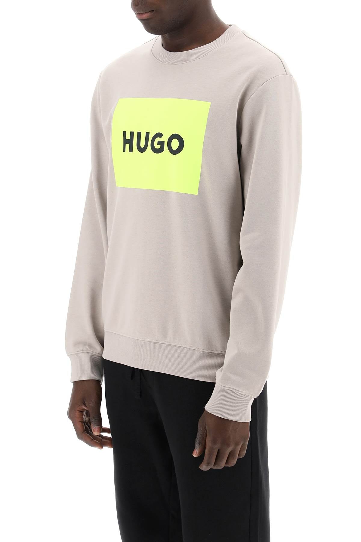 HUGO duragol logo box sweatshirt