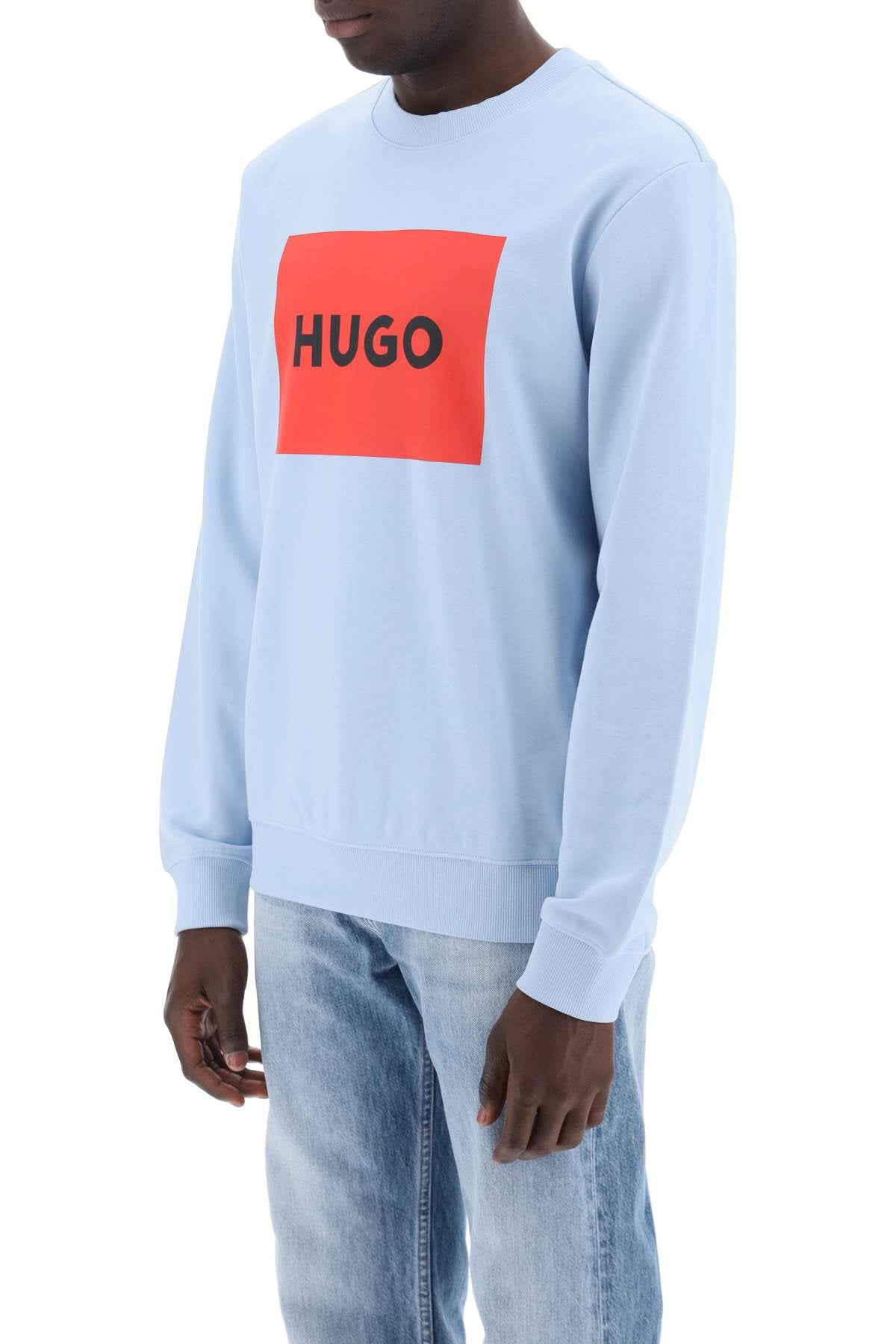 HUGO duragol logo box sweatshirt