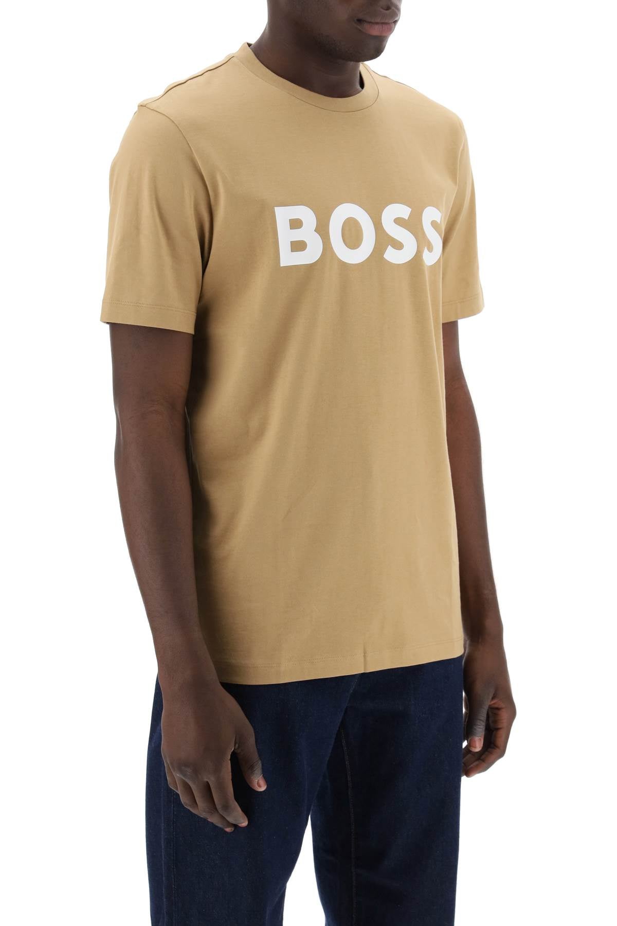 BOSS tiburt 354 logo print t-shirt