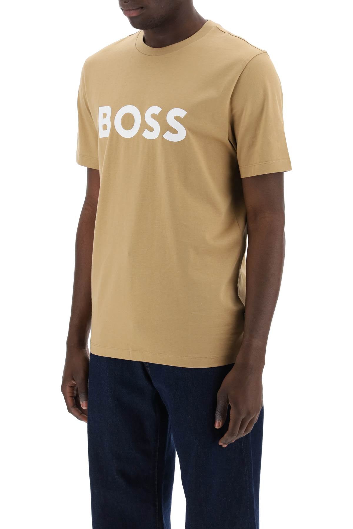 BOSS tiburt 354 logo print t-shirt