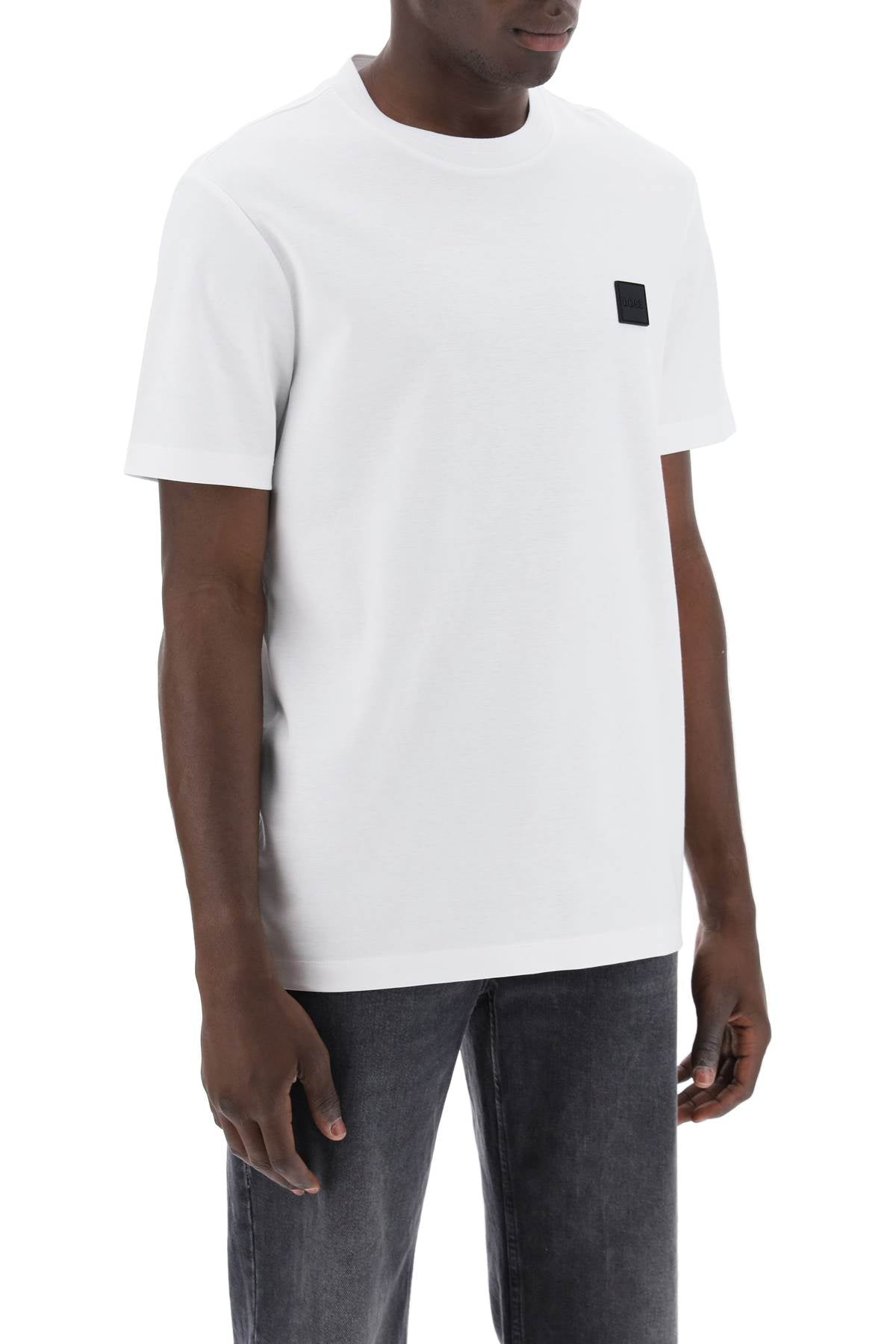 BOSS regular fit t-shirt with patch design