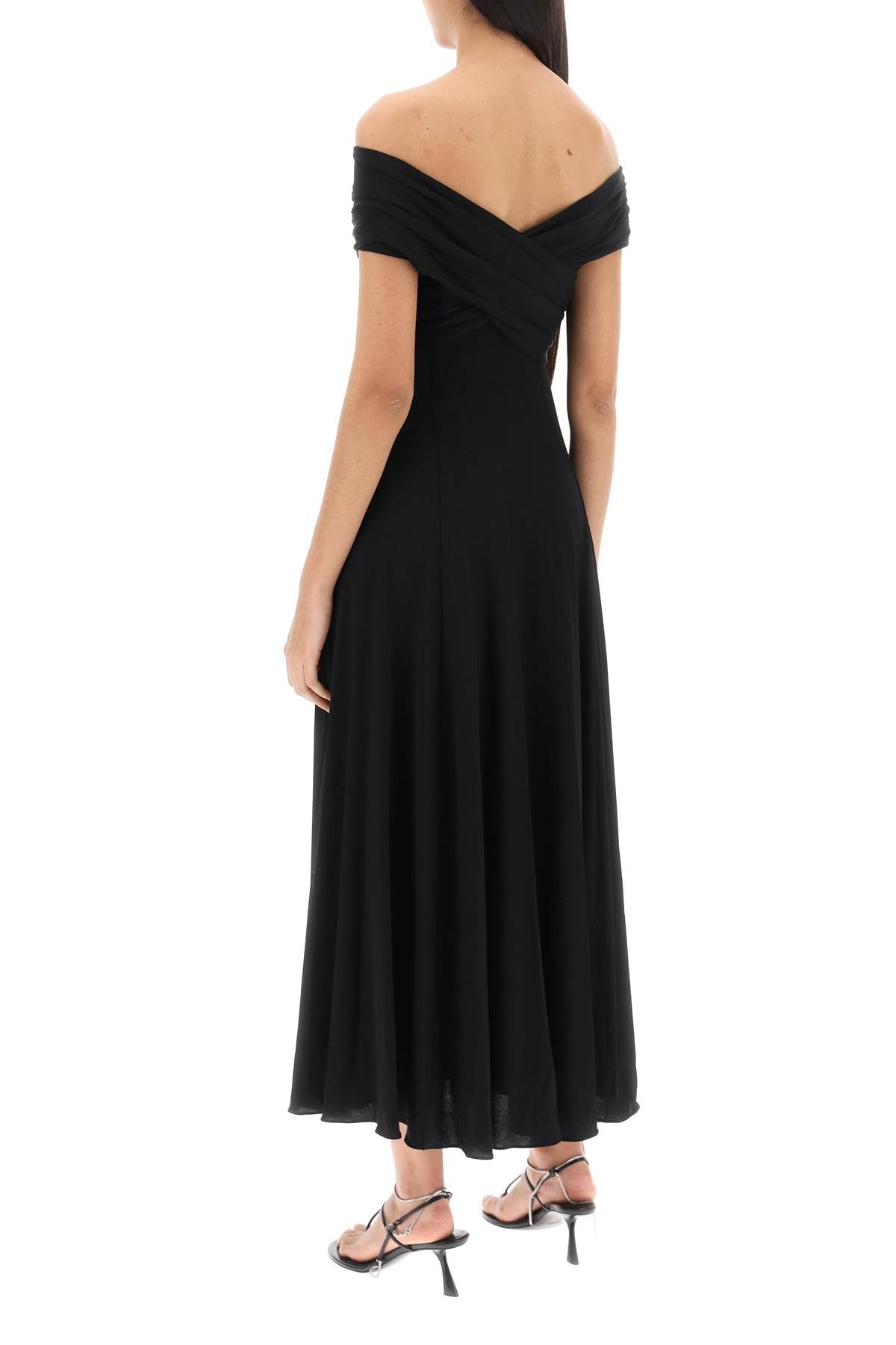 KHAITE bruna jersey maxi dress