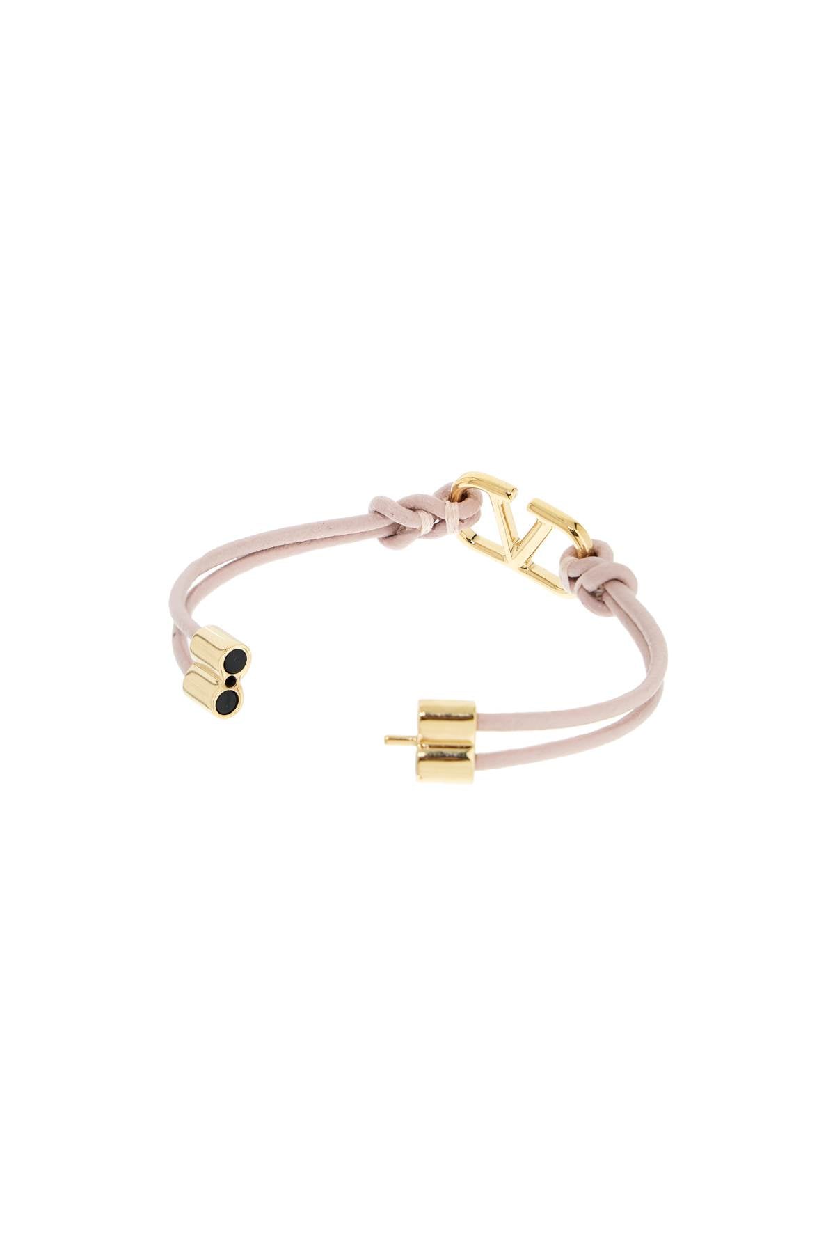 VALENTINO GARAVANI leather vlogo signature bracelet