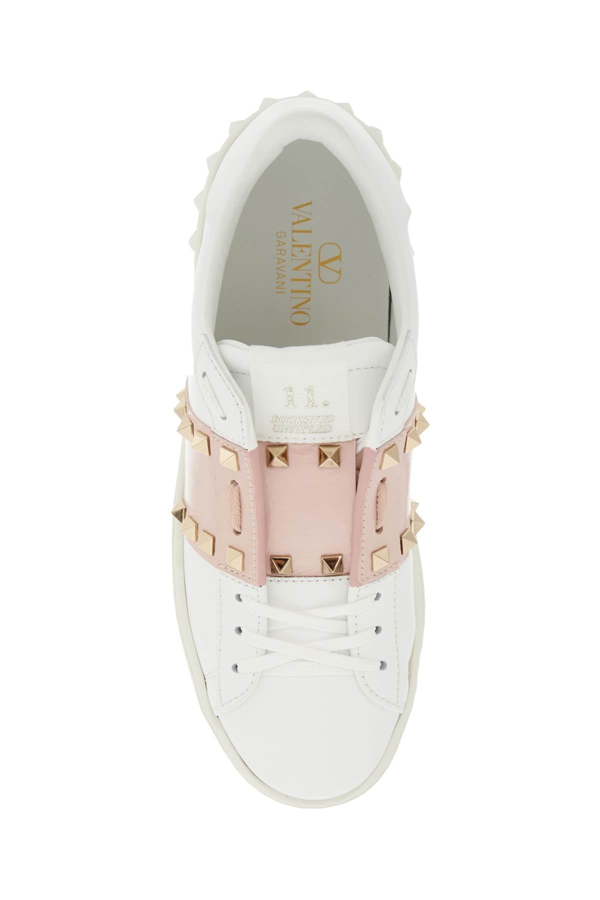 VALENTINO GARAVANI open rockstud untitled sneakers