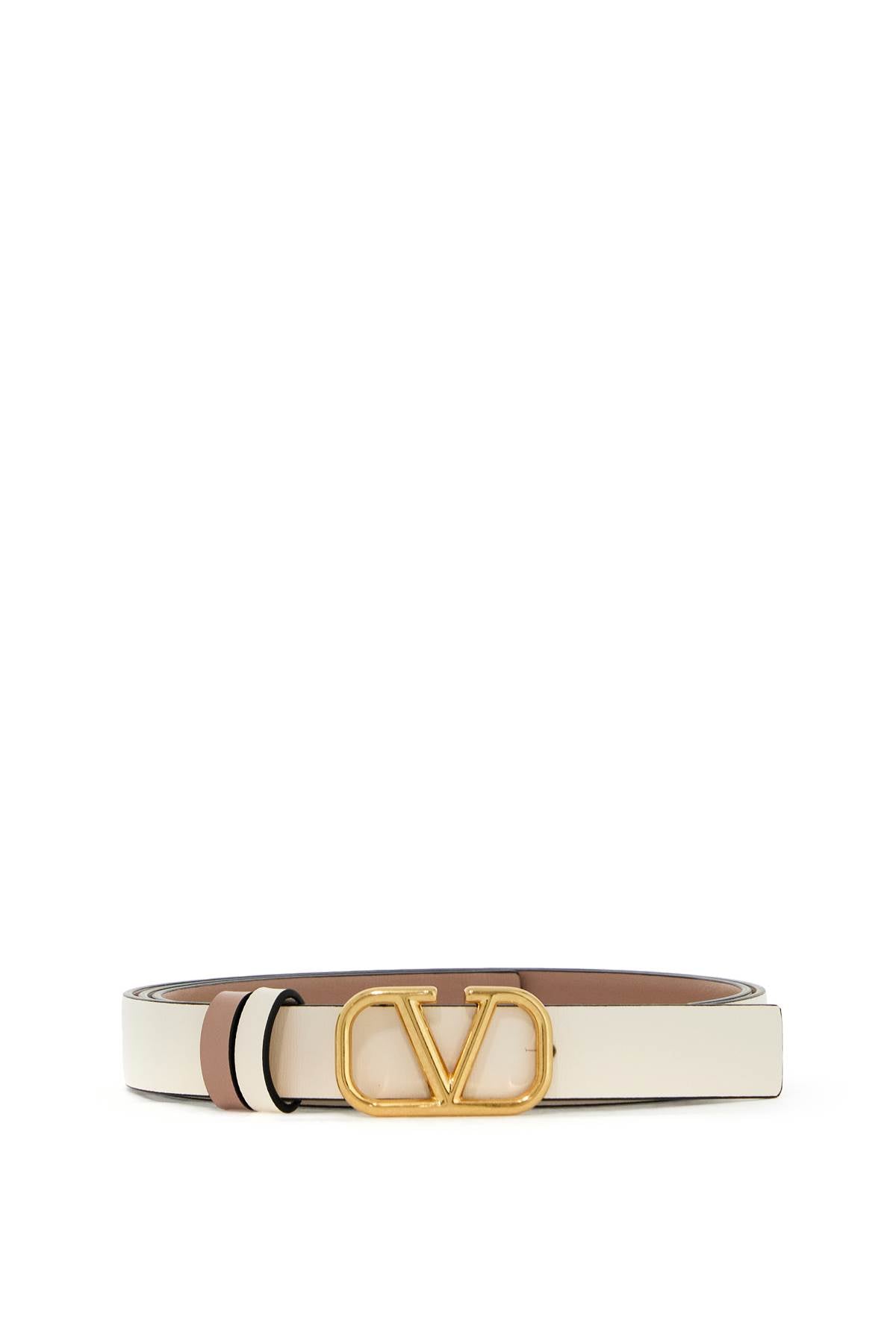 VALENTINO GARAVANI reversible vlogo signature leather belt