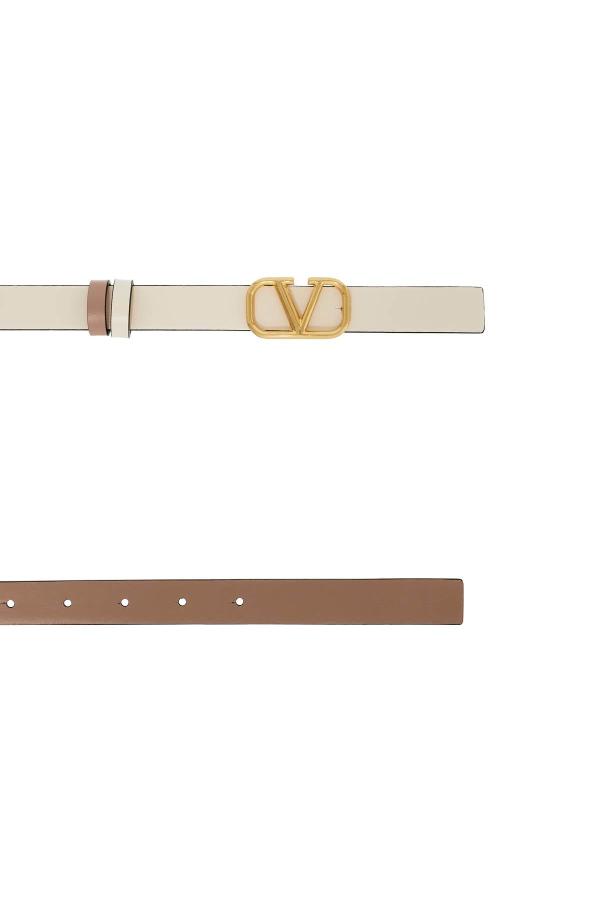 VALENTINO GARAVANI reversible vlogo signature leather belt