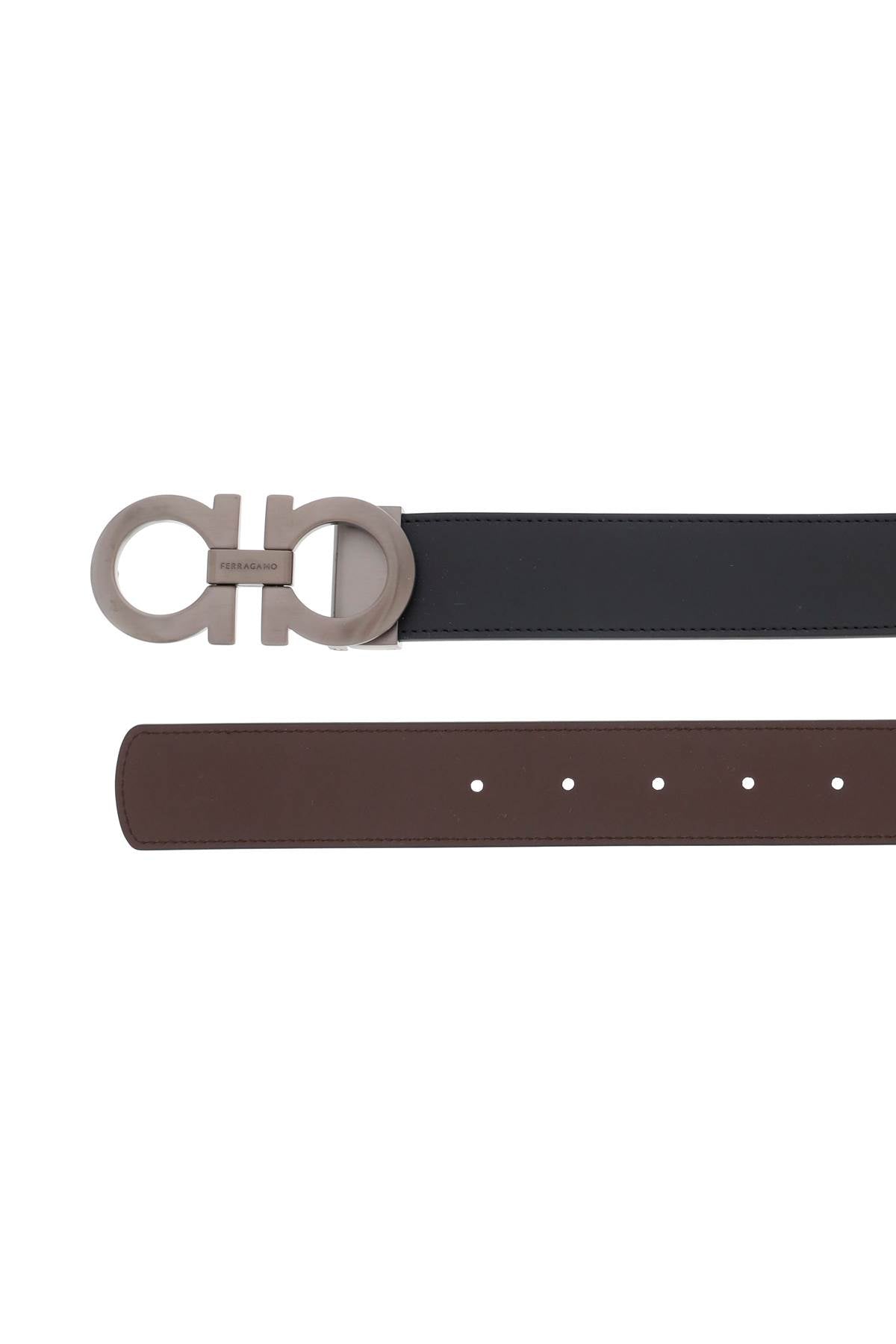 FERRAGAMO reversible gancini belt