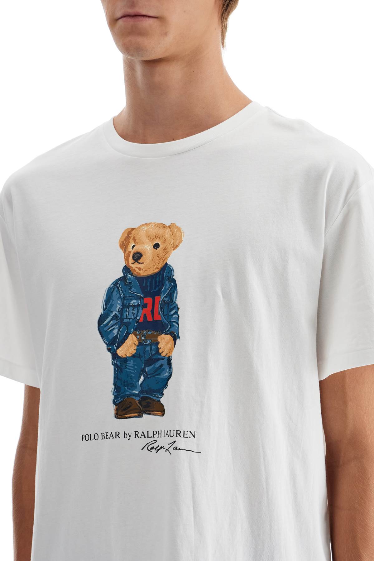 POLO RALPH LAUREN classic fit t-shirt with polo bear print