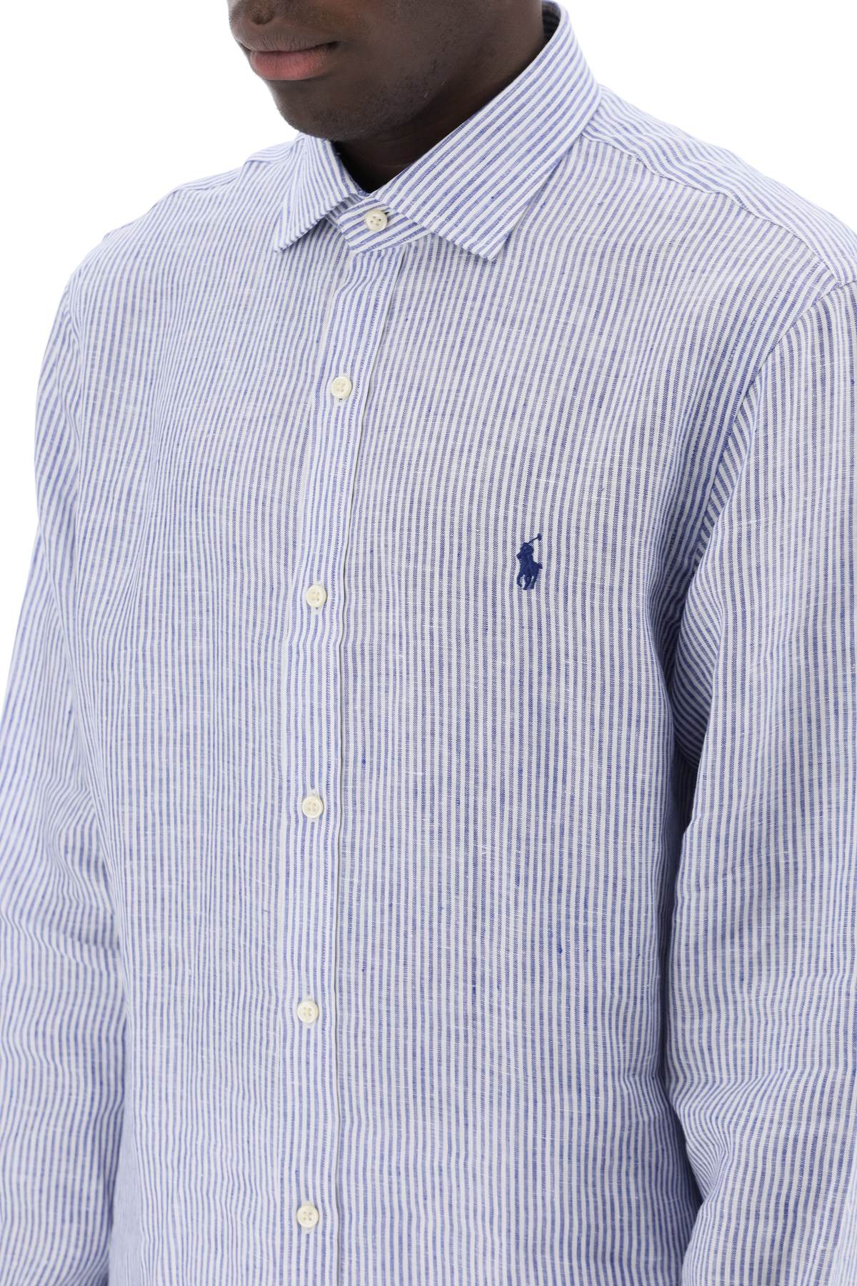 POLO RALPH LAUREN slim fit linen shirt