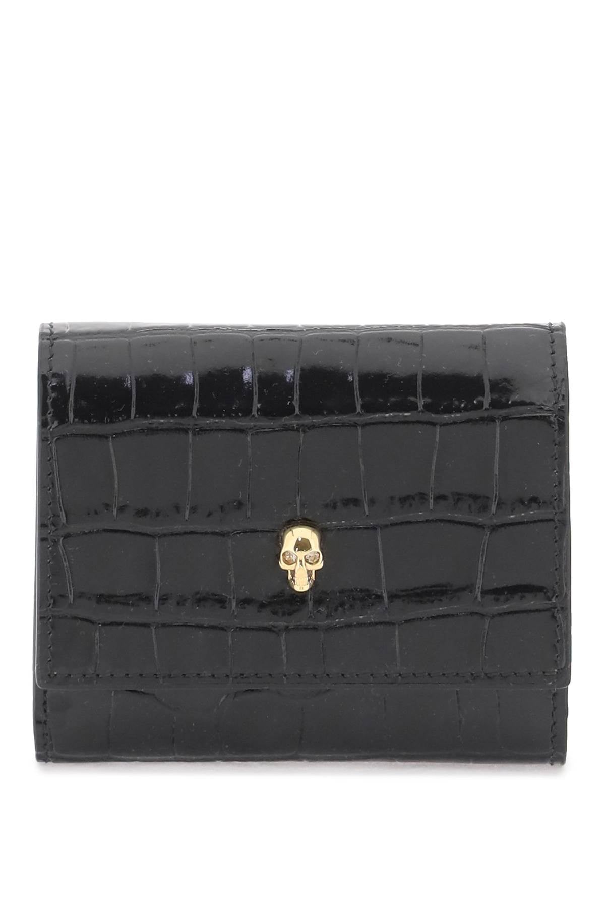 ALEXANDER MCQUEEN compact skull wallet