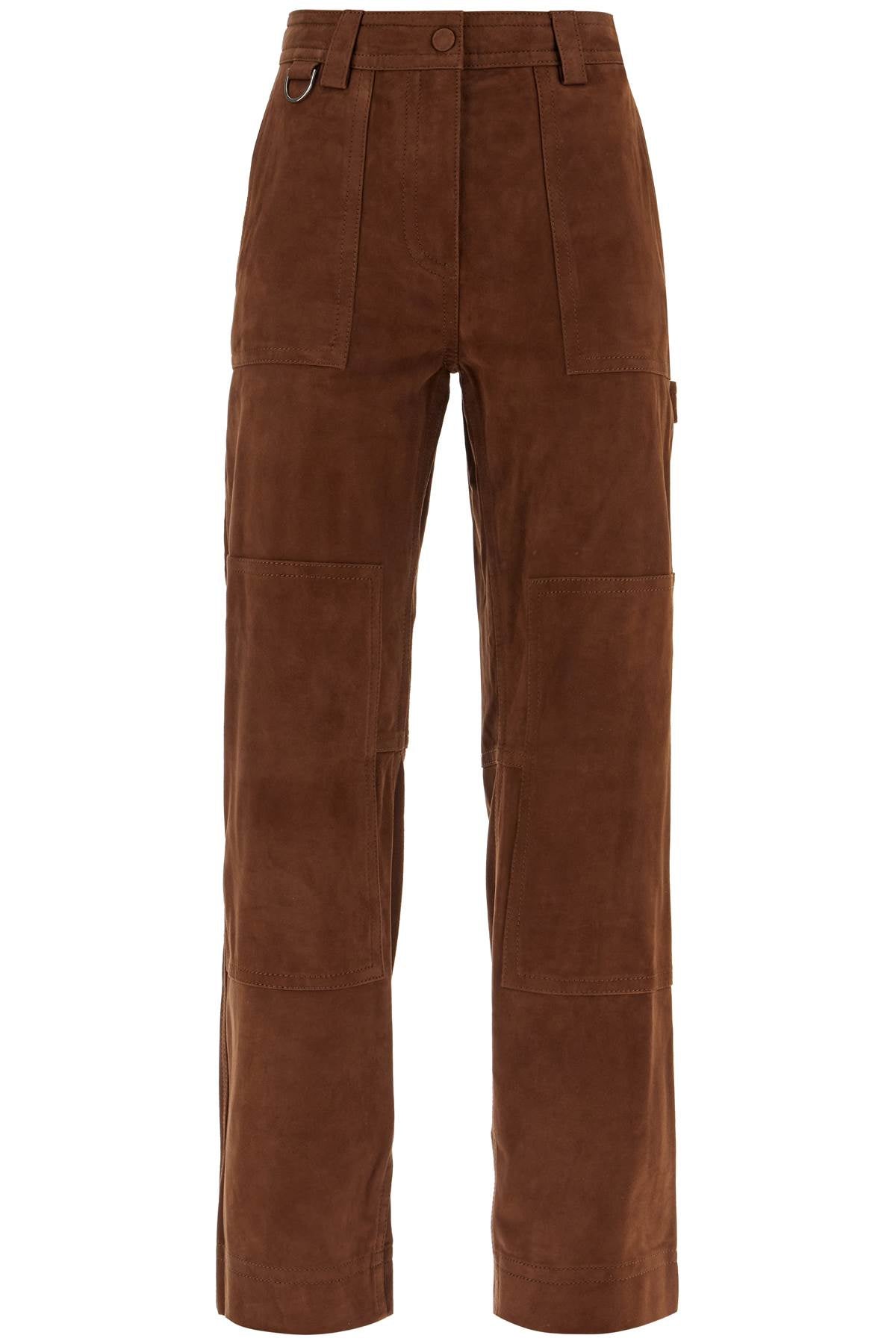 SAKS POTTS suede leather workwear pants